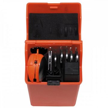 MFH Multitool Überlebensset, "SPECIAL", 27-teilig, orange Box, (Set, 27 St), stoßfeste Plastikbox mit Gürtelhalter