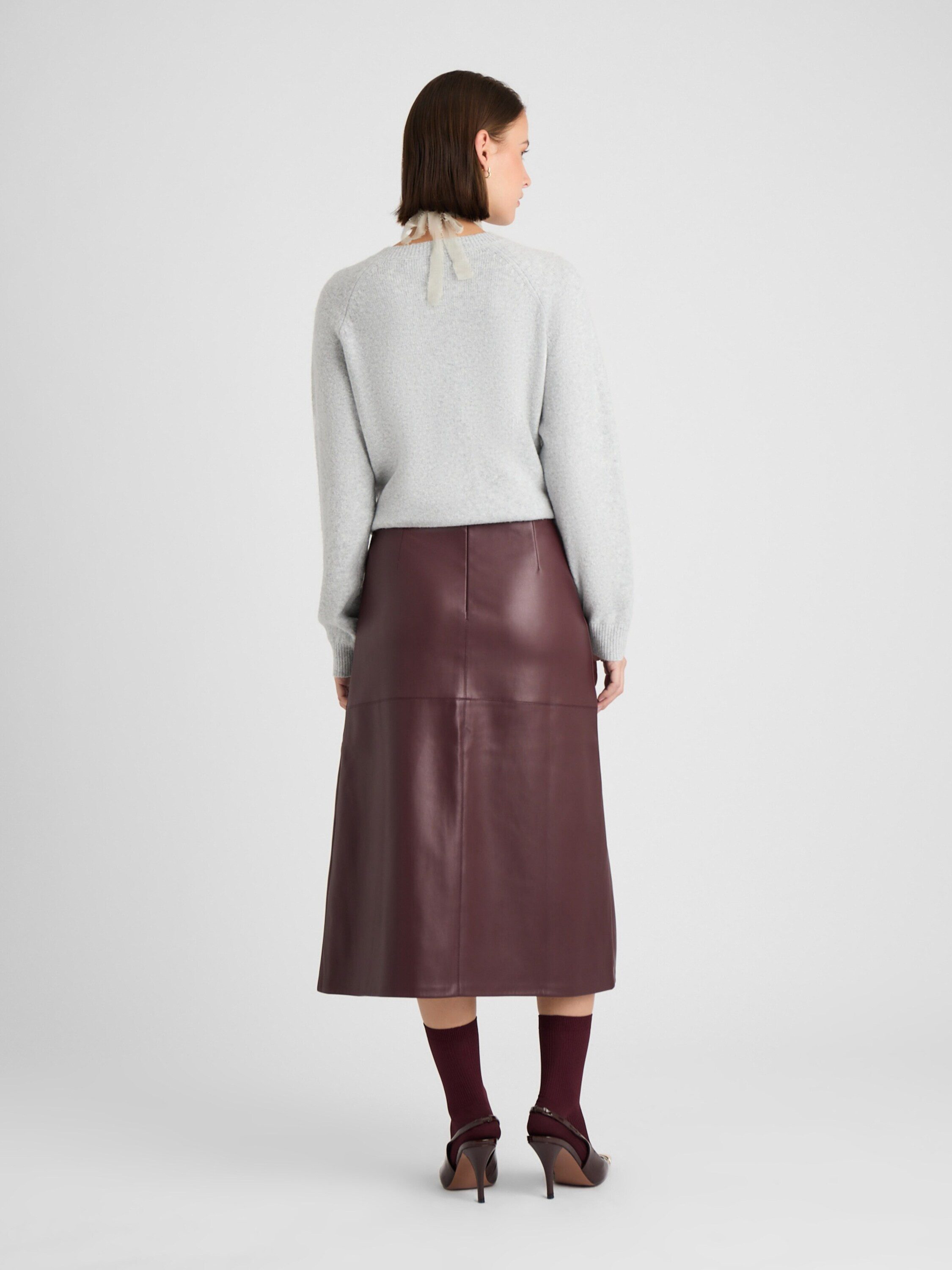 Guido Maria Kretschmer Women Lederrock Maura (1-tlg) Plain/ohne Details günstig online kaufen