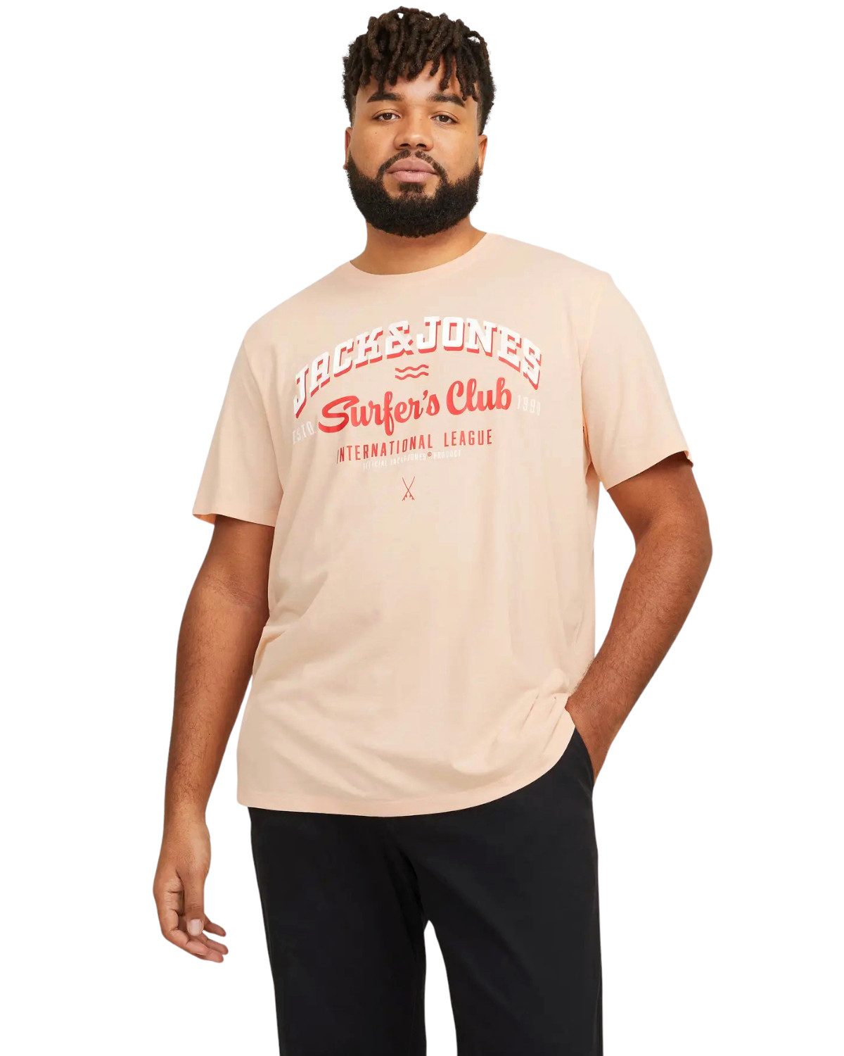 Jack & Jones PlusSize Print-Shirt Weites günstig online kaufen
