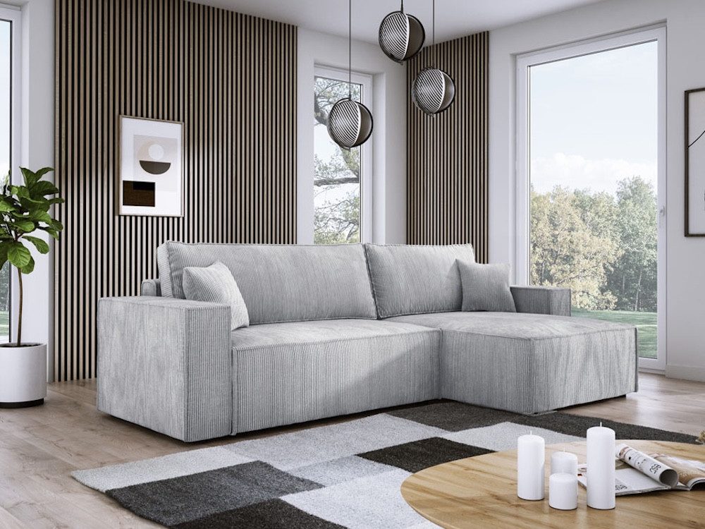 Baidani Ecksofa Sofa Velanova Cord, mit günstig online kaufen