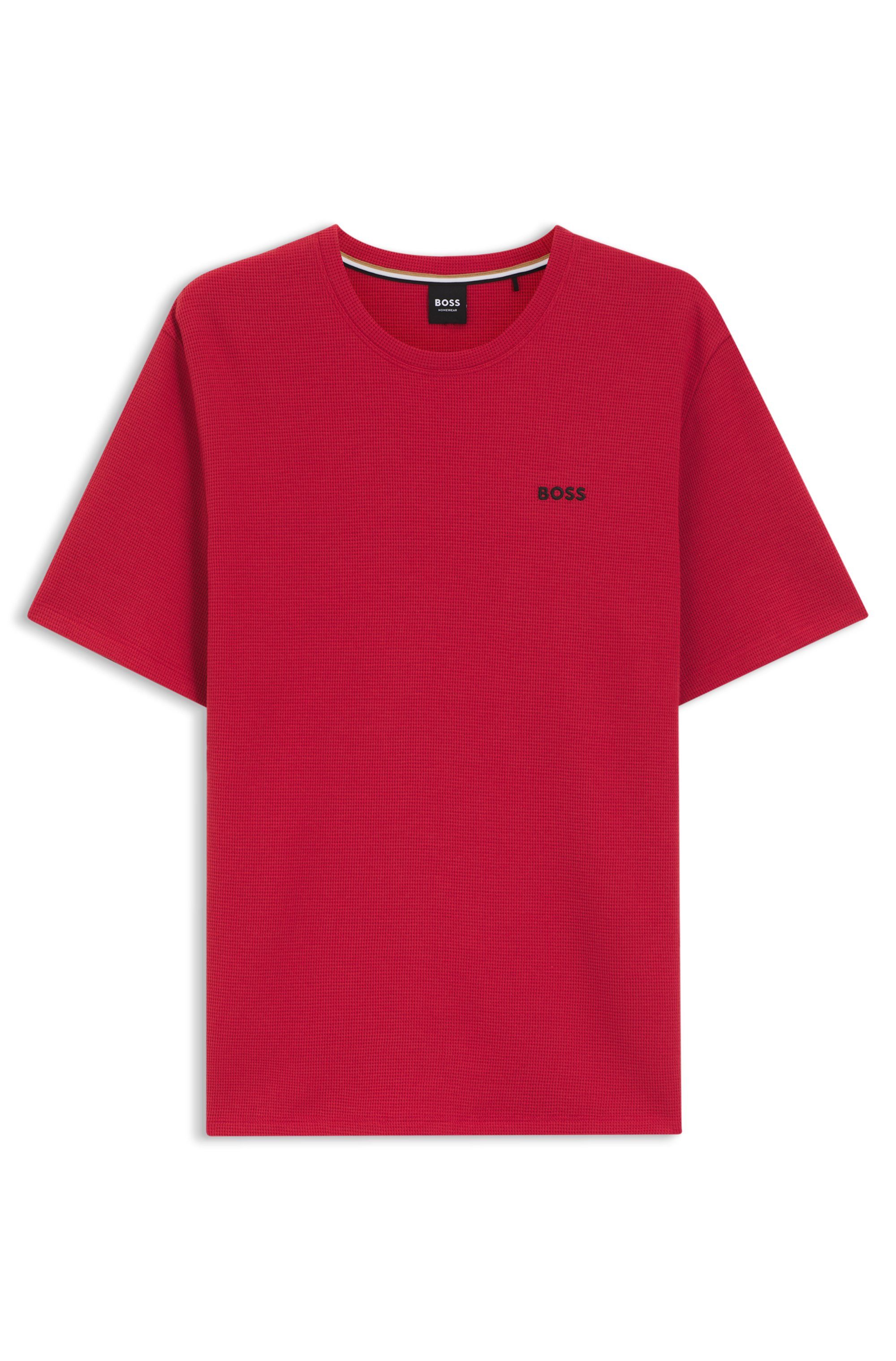 Pyjamaoberteil Waffle T-Shirt