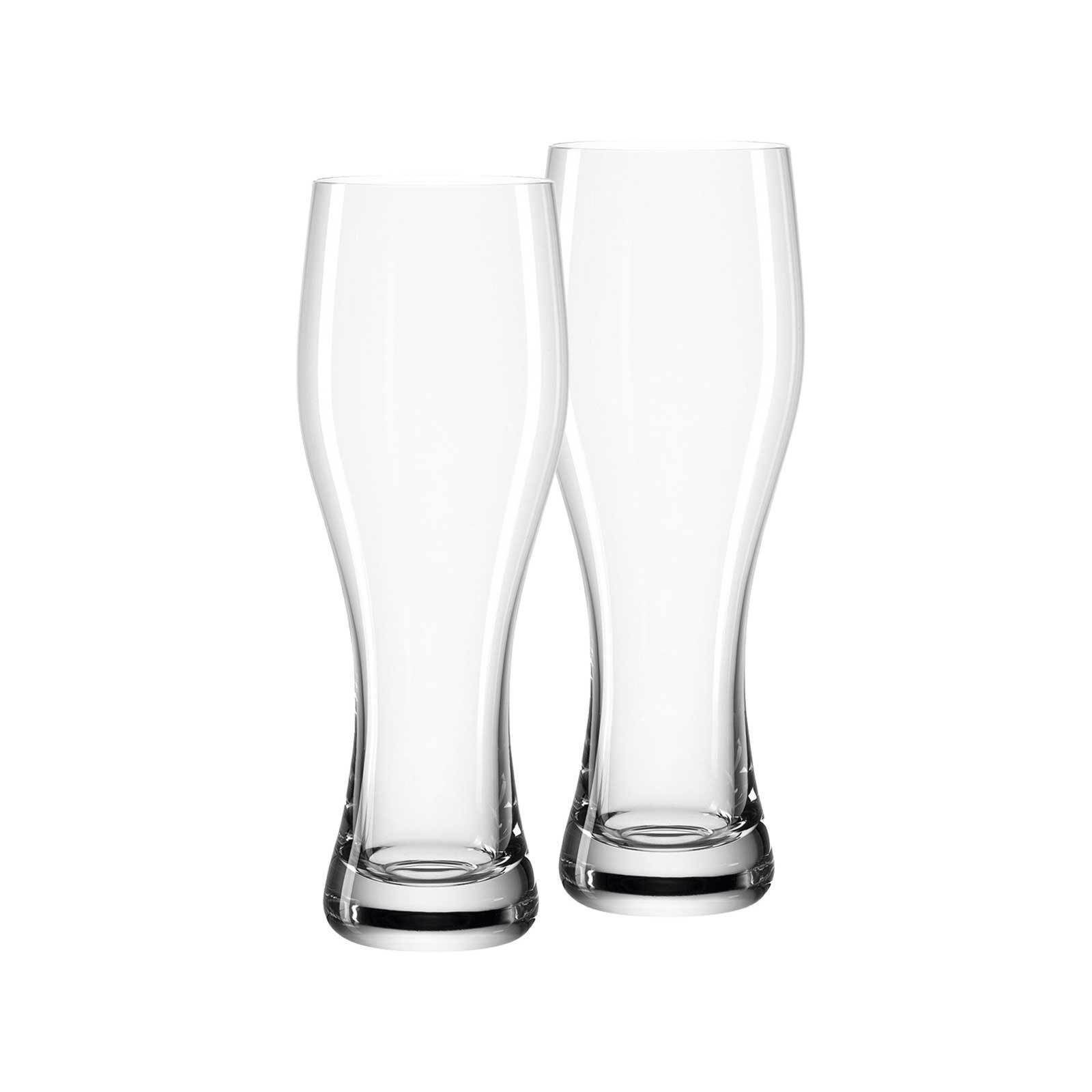 LEONARDO Bierglas Taverna Weizenbiergläser 500 ml 2er Set, 2-tlg., Glas
