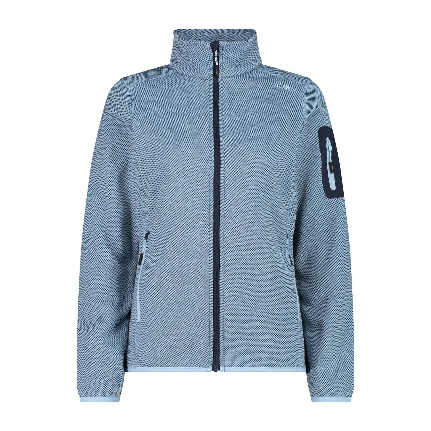 CMP Fleecejacke CMP Damen Jacke Knitted Melange Fleece Jacket 3H14746 günstig online kaufen