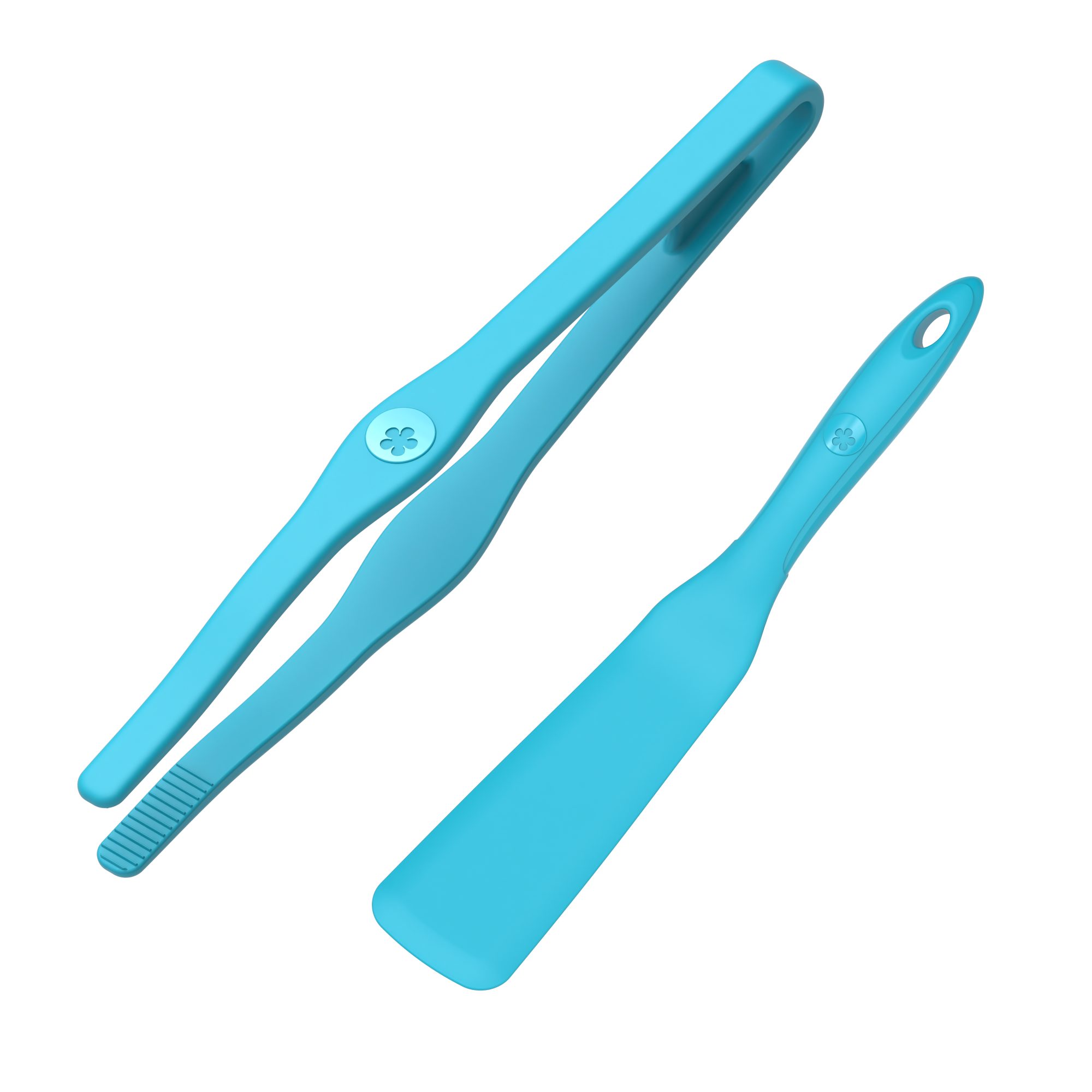 Kochblume Kochbesteck-Set Grillpinzette + Spatel - 2-tlg. - limette