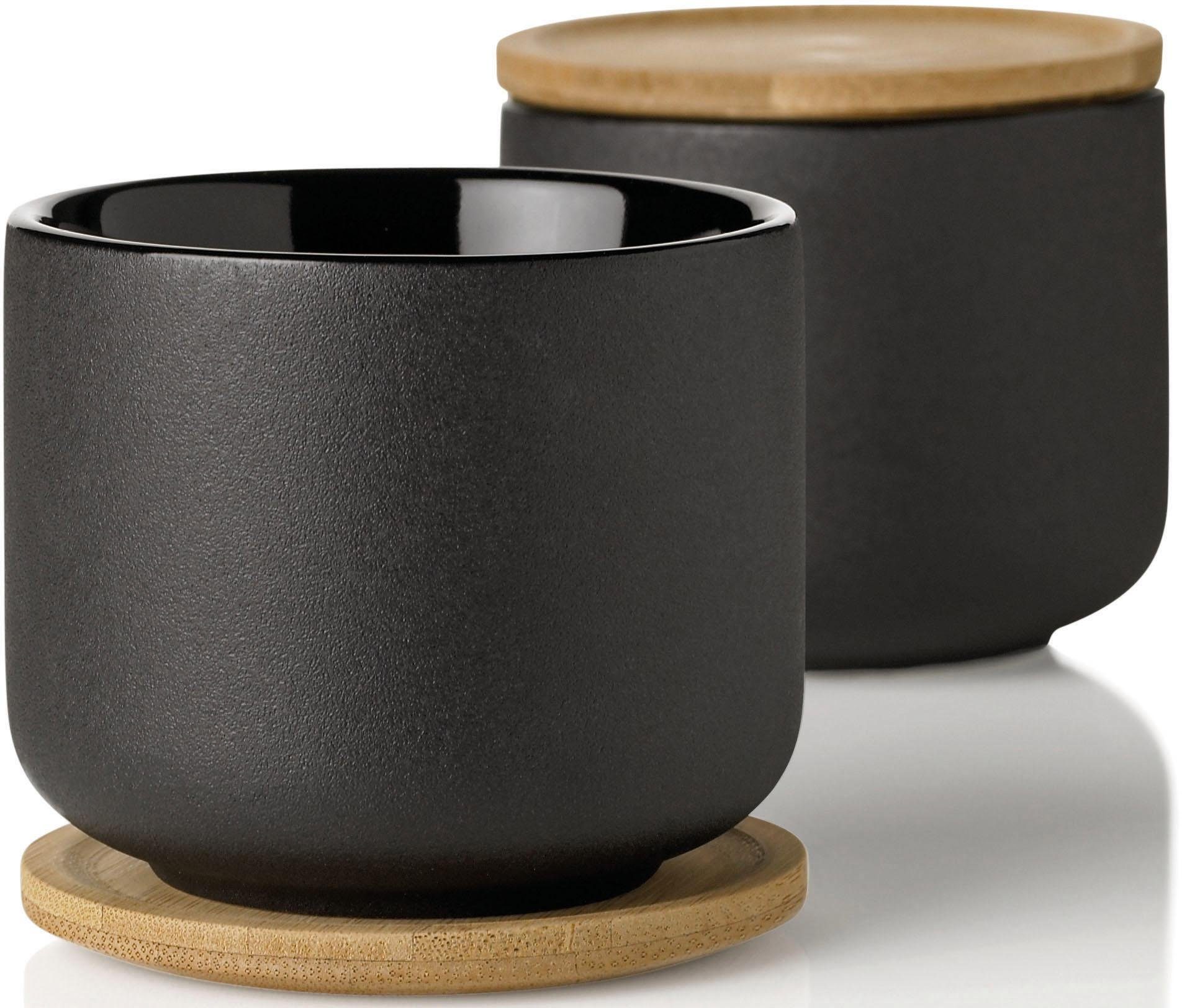 Image of Stelton Becher »Theo«, Steinzeug, Deckel auch als Untersetzer verwendbar