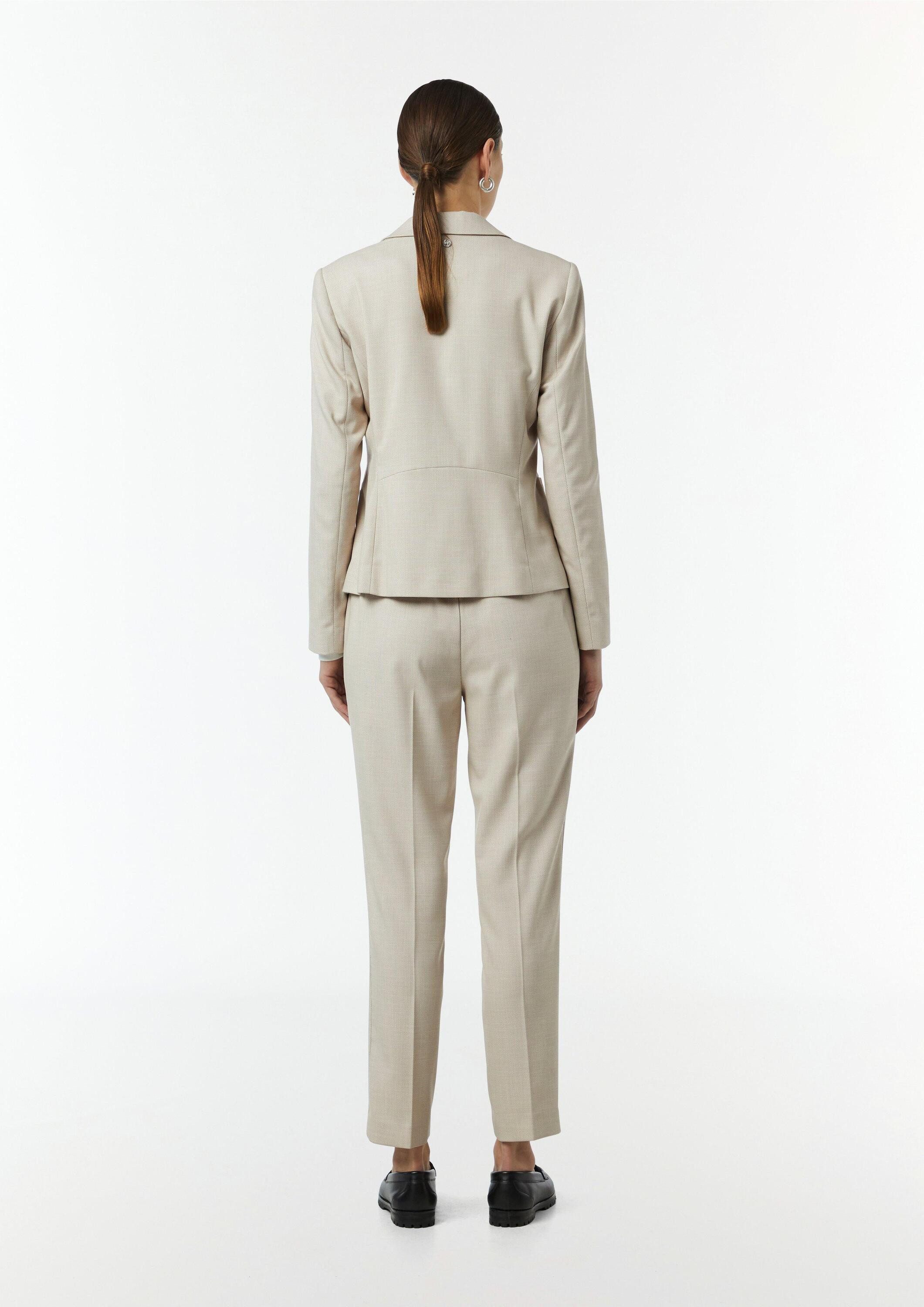 comma Jackenblazer Indoor-Blazer Strukturierter Blazer mit Reverskragen