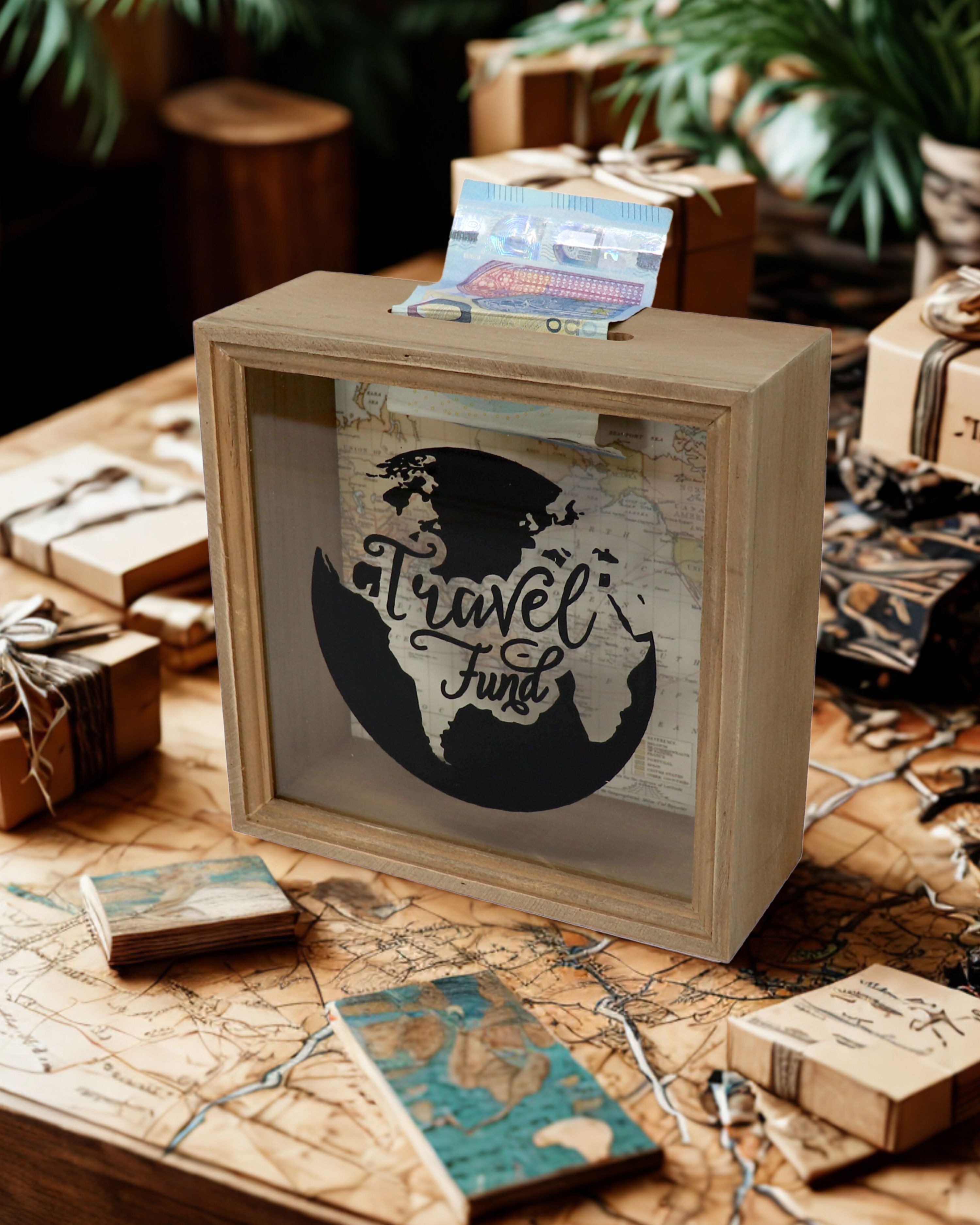 Close Up Spardose Spardose Bilderrahmen Travel Fund günstig online kaufen