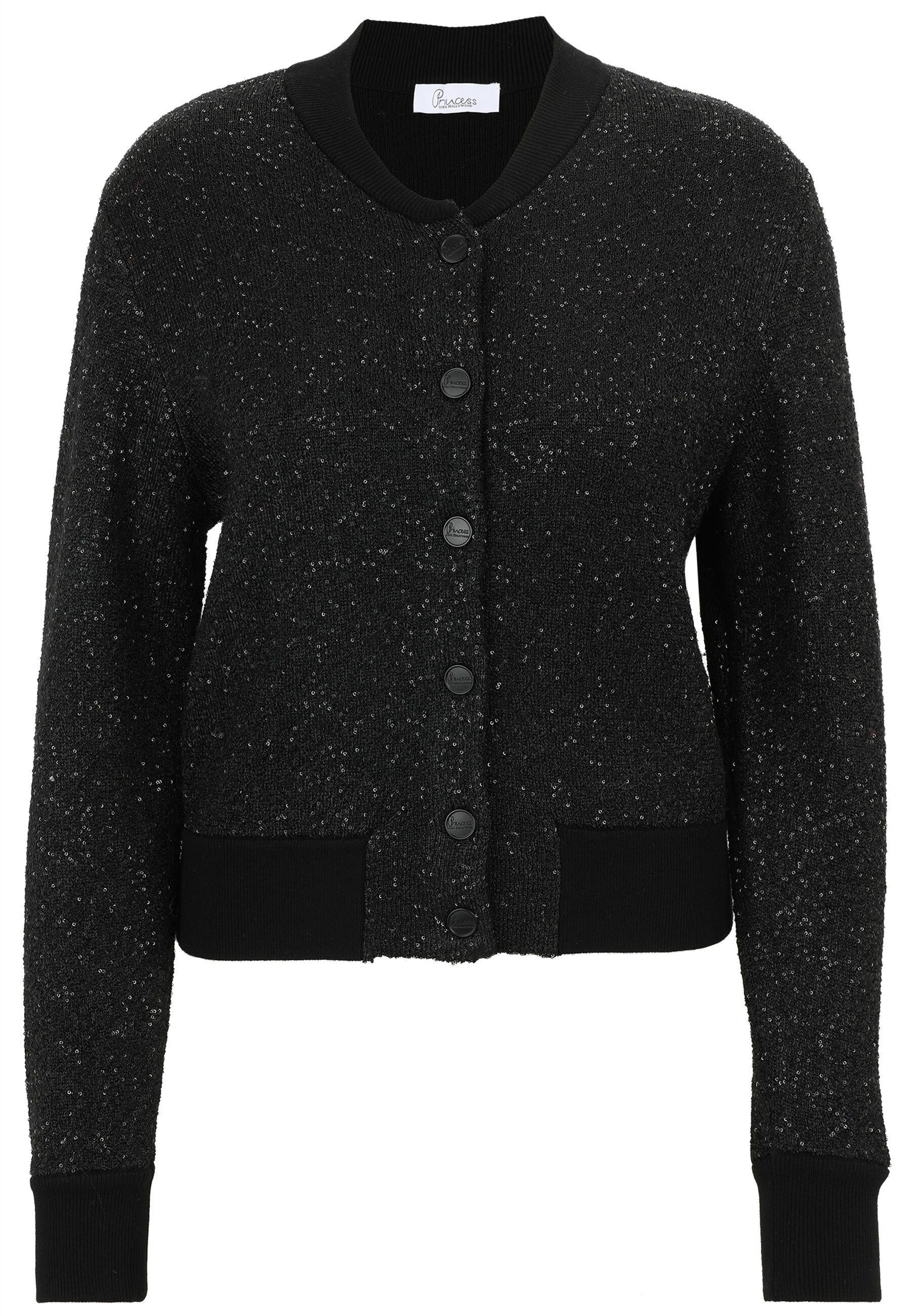 Princess goes Hollywood Strickjacke mit Pailletten