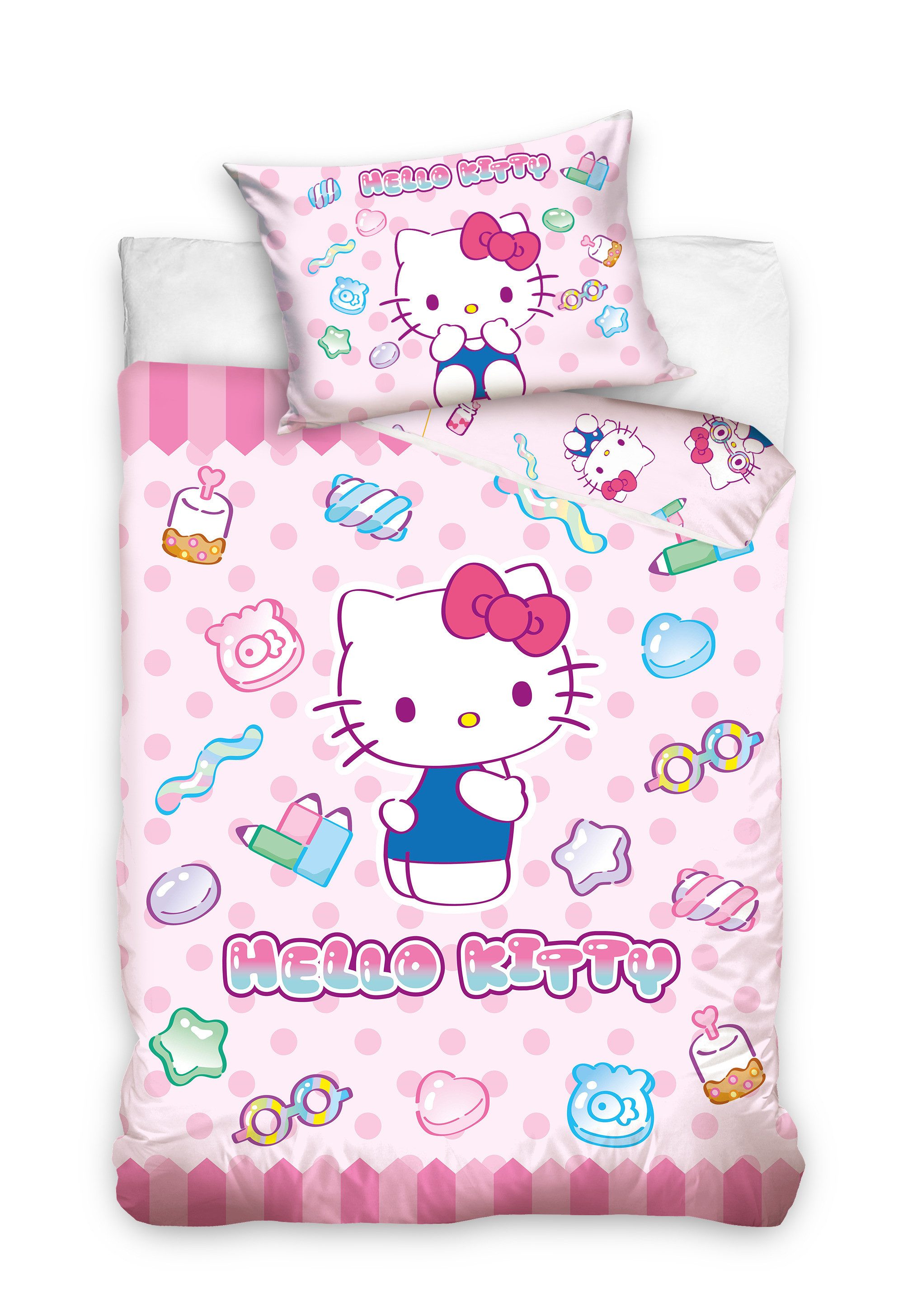 Hello Kitty Babybettwäsche Hello Kitty Babybettwäsche 100x135 cm