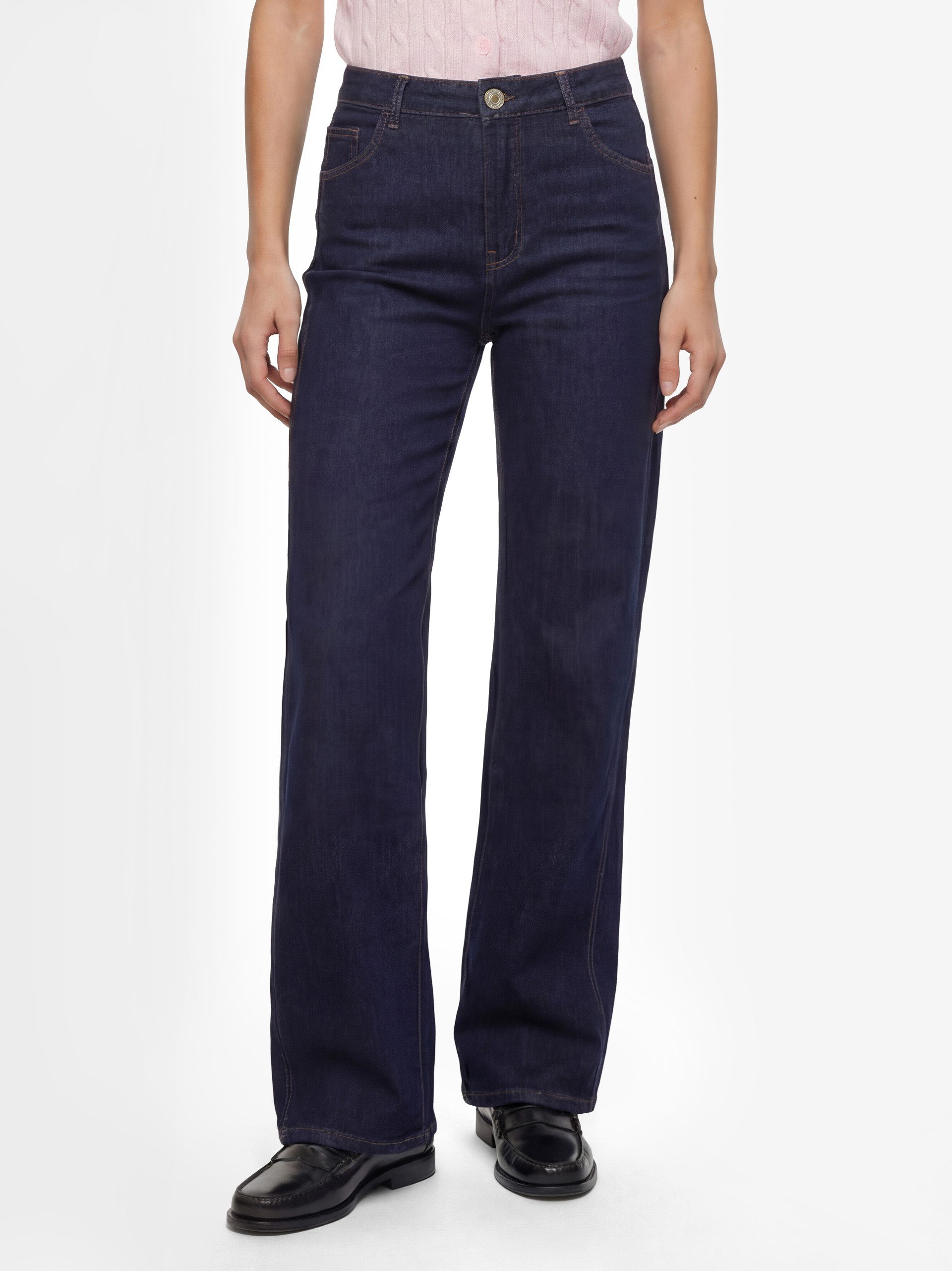 Weite Jeans MIVA aus BCI Cotton Mix Mid Rise
