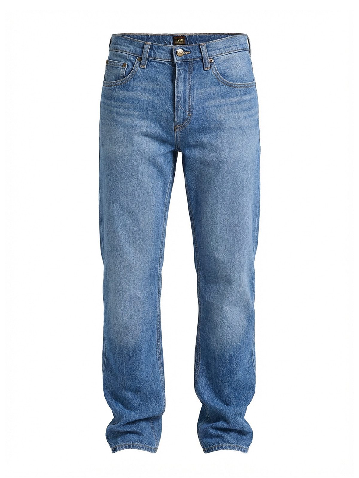 Lee® Straight-Jeans Leicht & Supersoft - WEST ANCHORE - Länge:34 Regular Fit, ohne Stretch