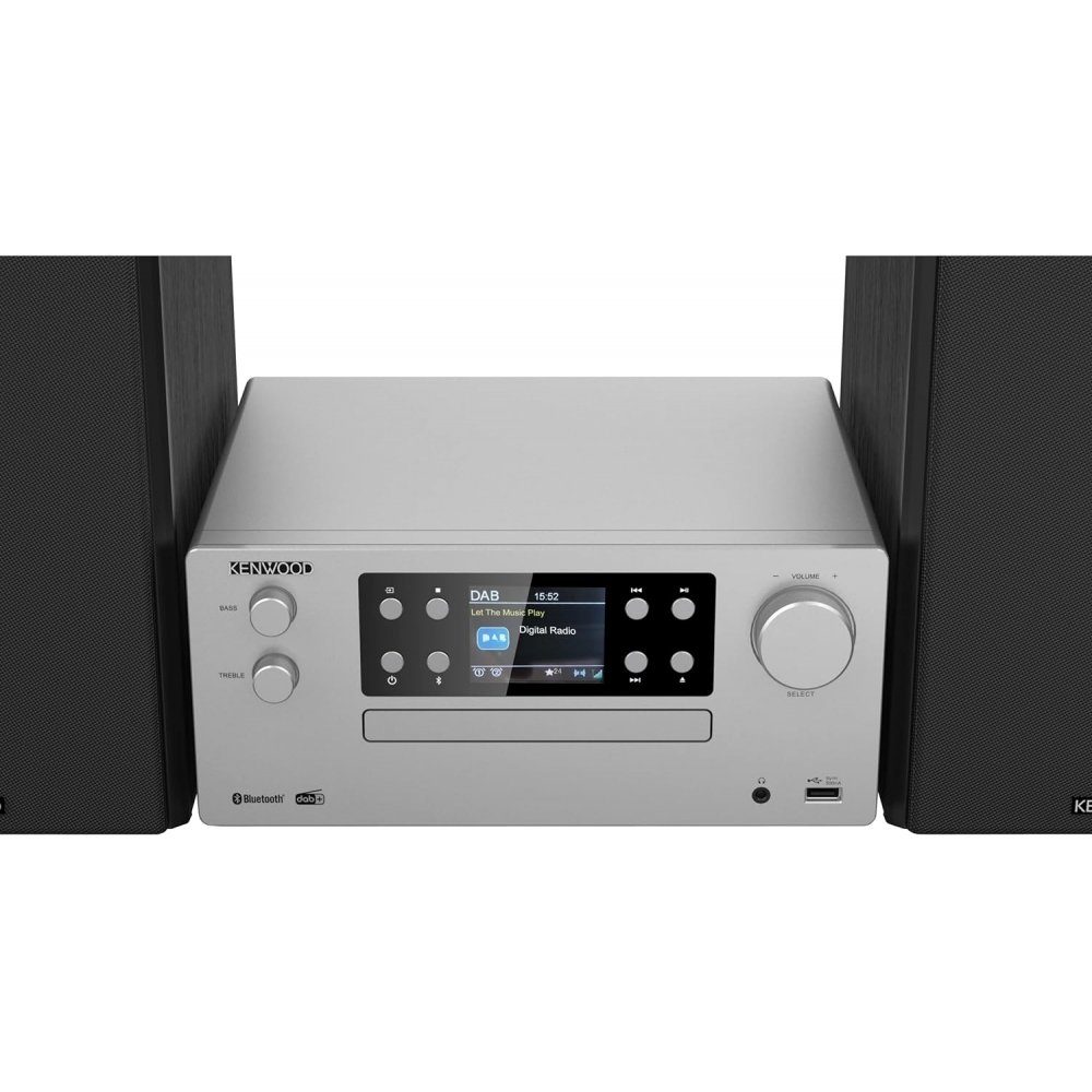 - Microanlage aluminium - Microanlage Kenwood M-925DAB-S frosted