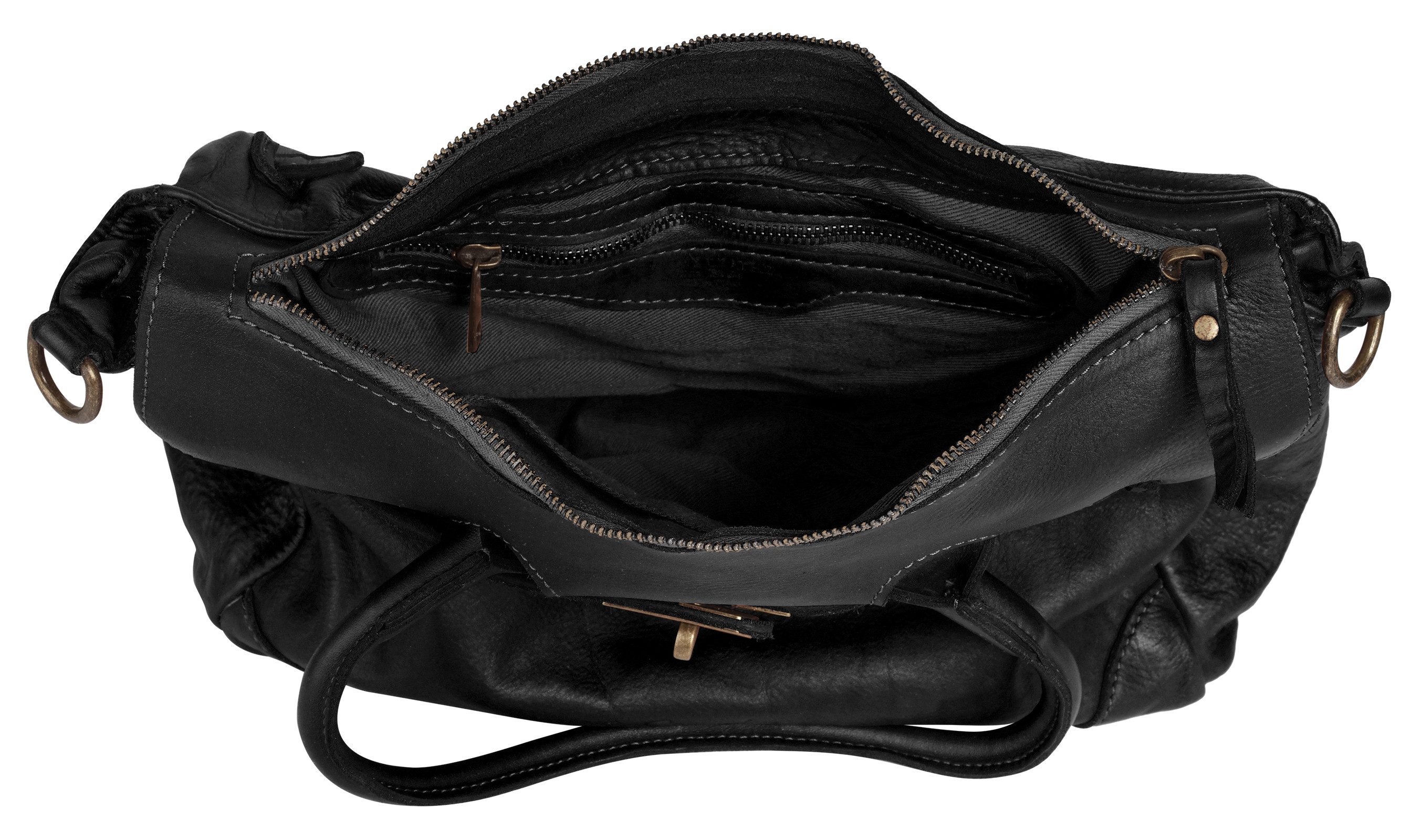 Samantha Look Shopper, echt Leder, Made in Italy