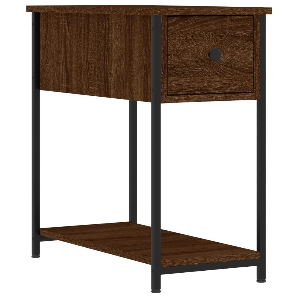 furnicato Nachttisch Braun Eichen-Optik 30x60x60 cm günstig online kaufen