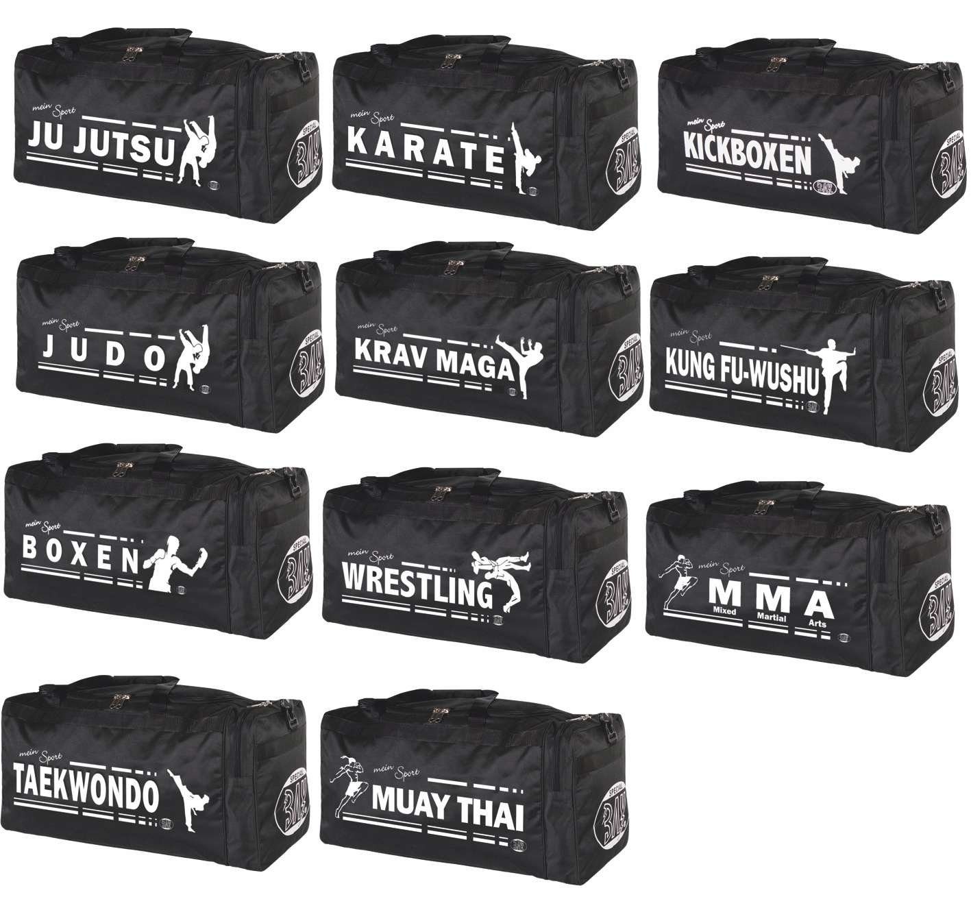 BAY-Sports Sporttasche Sporttasche mein Sport Krav Maga schwarz 70 cm