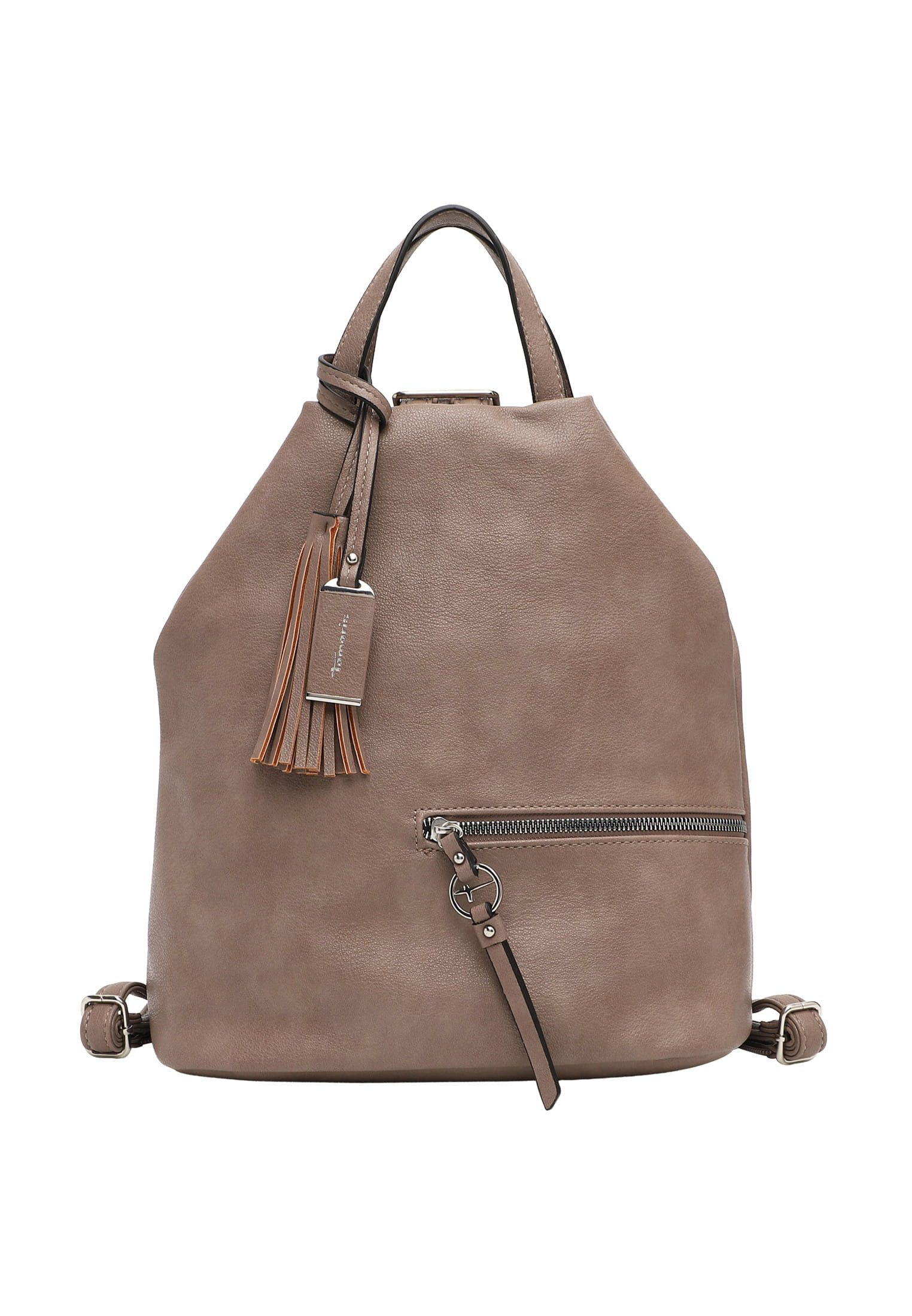 Tamaris Cityrucksack TAS Nele, Logo Anhänger