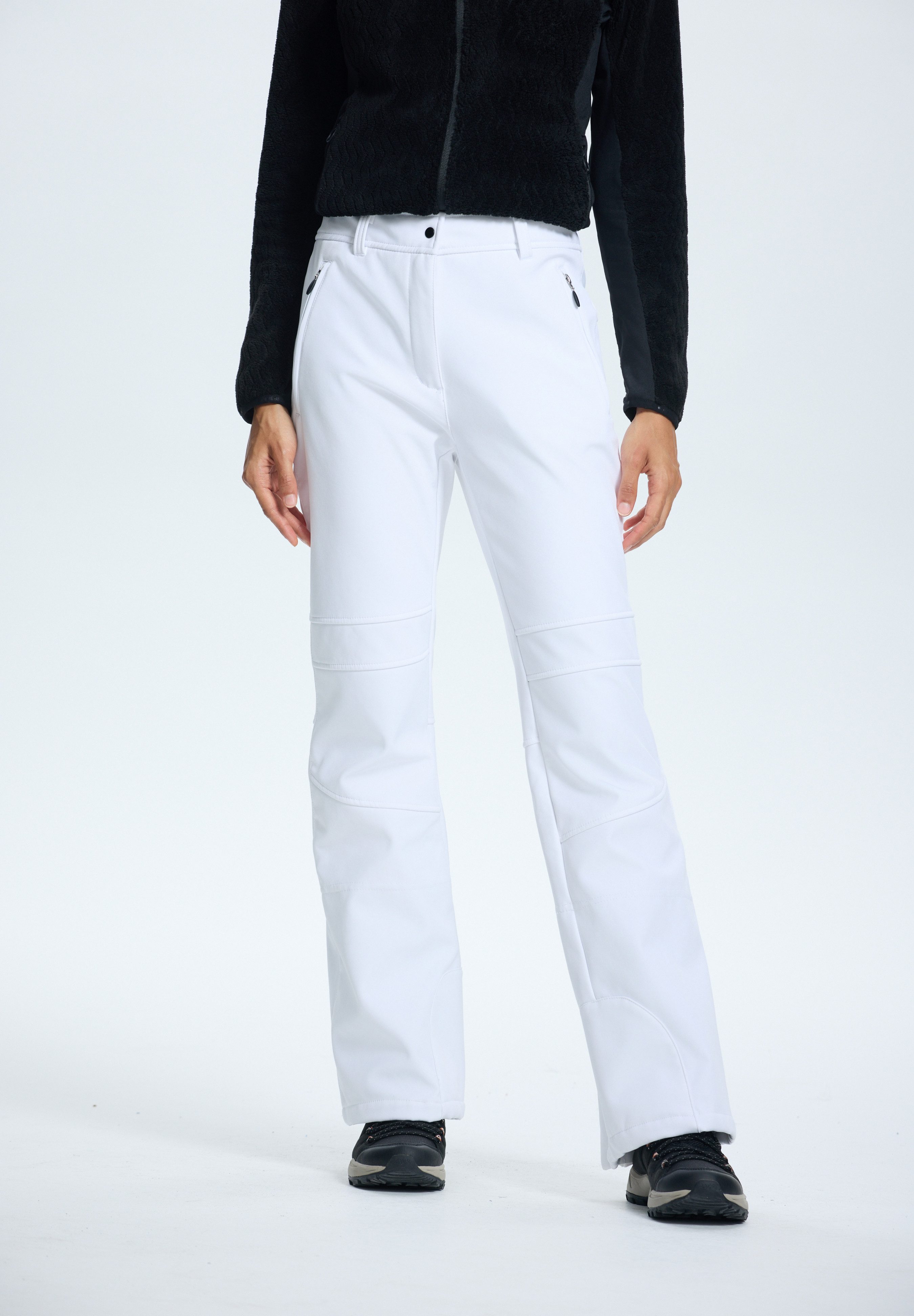 Icepeak Skihose ICEPEAK ENTIAT (1-tlg) für Alpinski und Snowboard, aus 4-Wege-Stretchmaterial, winddicht