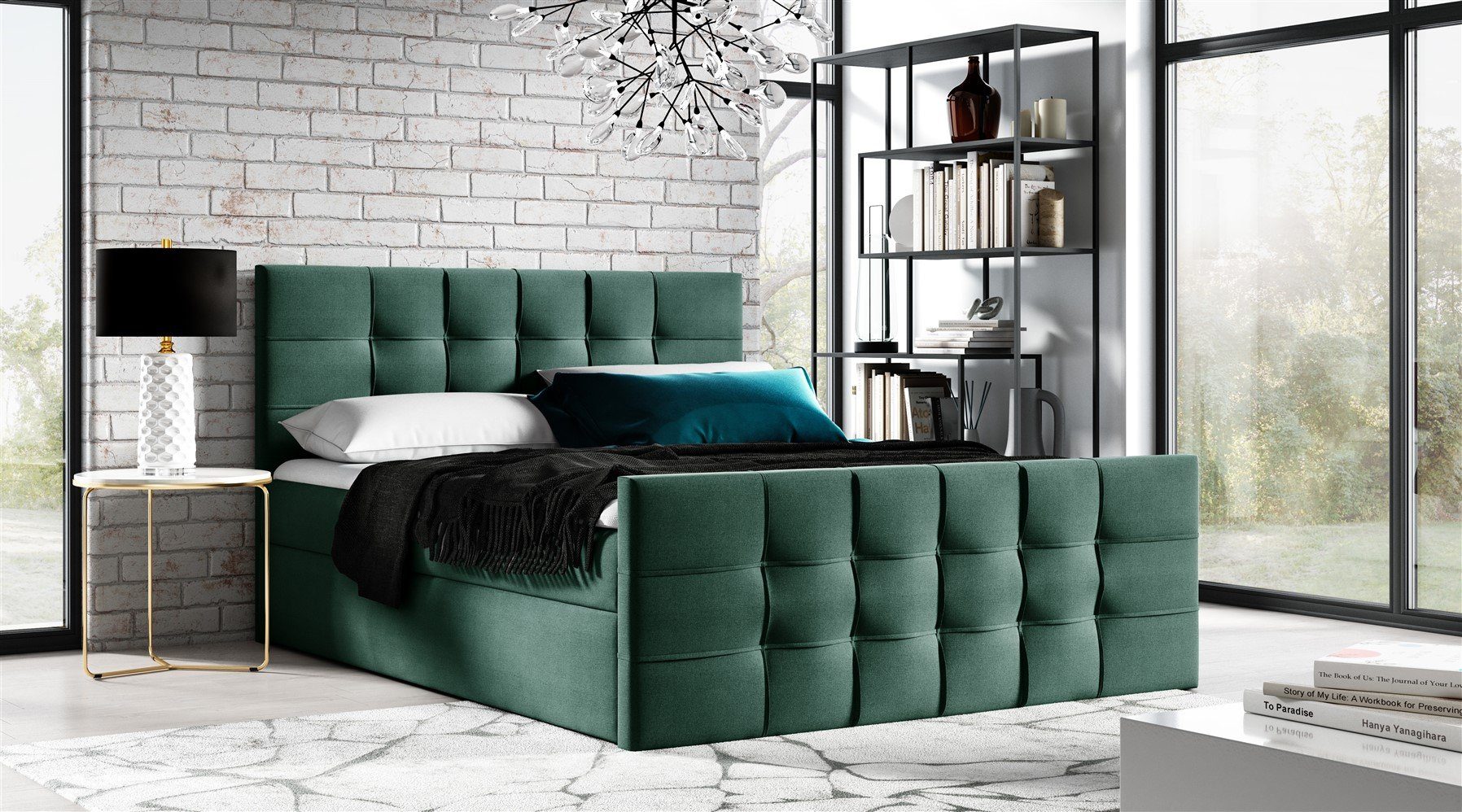 Fun Möbel Boxbett Schlafzimmerbett CARMEN LUX günstig online kaufen