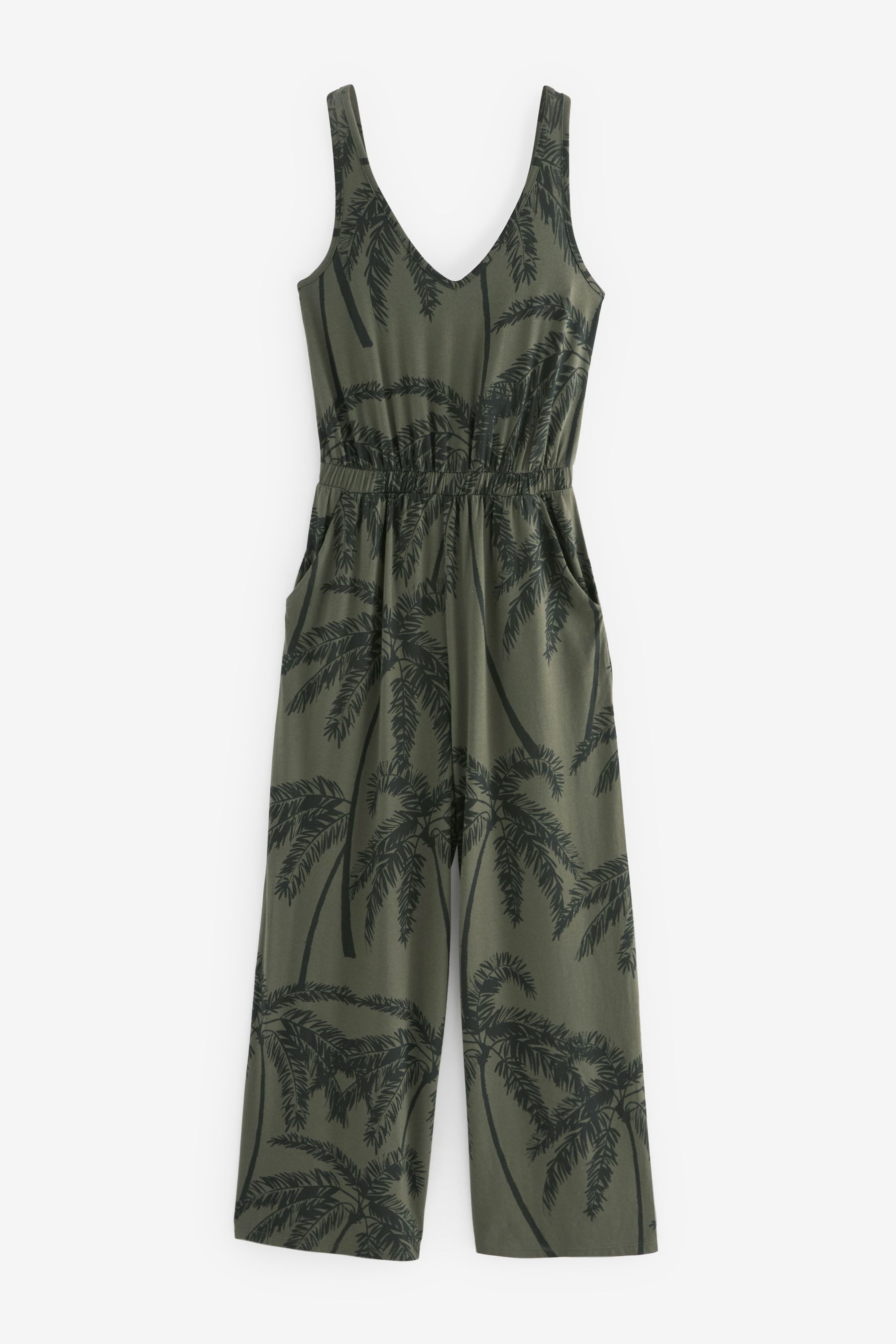 Next Jumpsuit Jersey-Overall mit V-Ausschnitt (1-tlg)