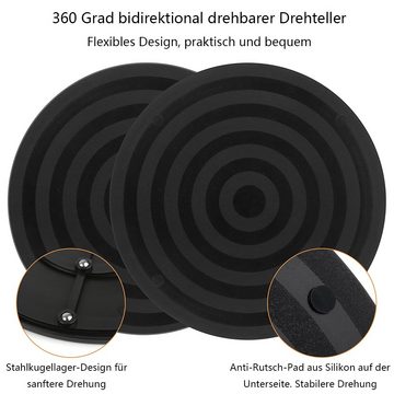 GelldG Drehteller 2 Stück Drehscheibe Universal Drehteller 360° Rund Drehplatte