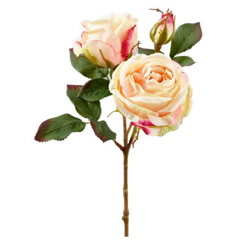 Radami Gartenfigur Blumenstrauß Rosen Rosenstrauß Kunstblumen pink