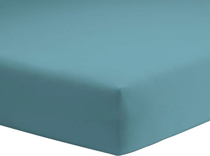 Spannbettlaken Mako-Jersey aus 100% Baumwolle, Bettlaken