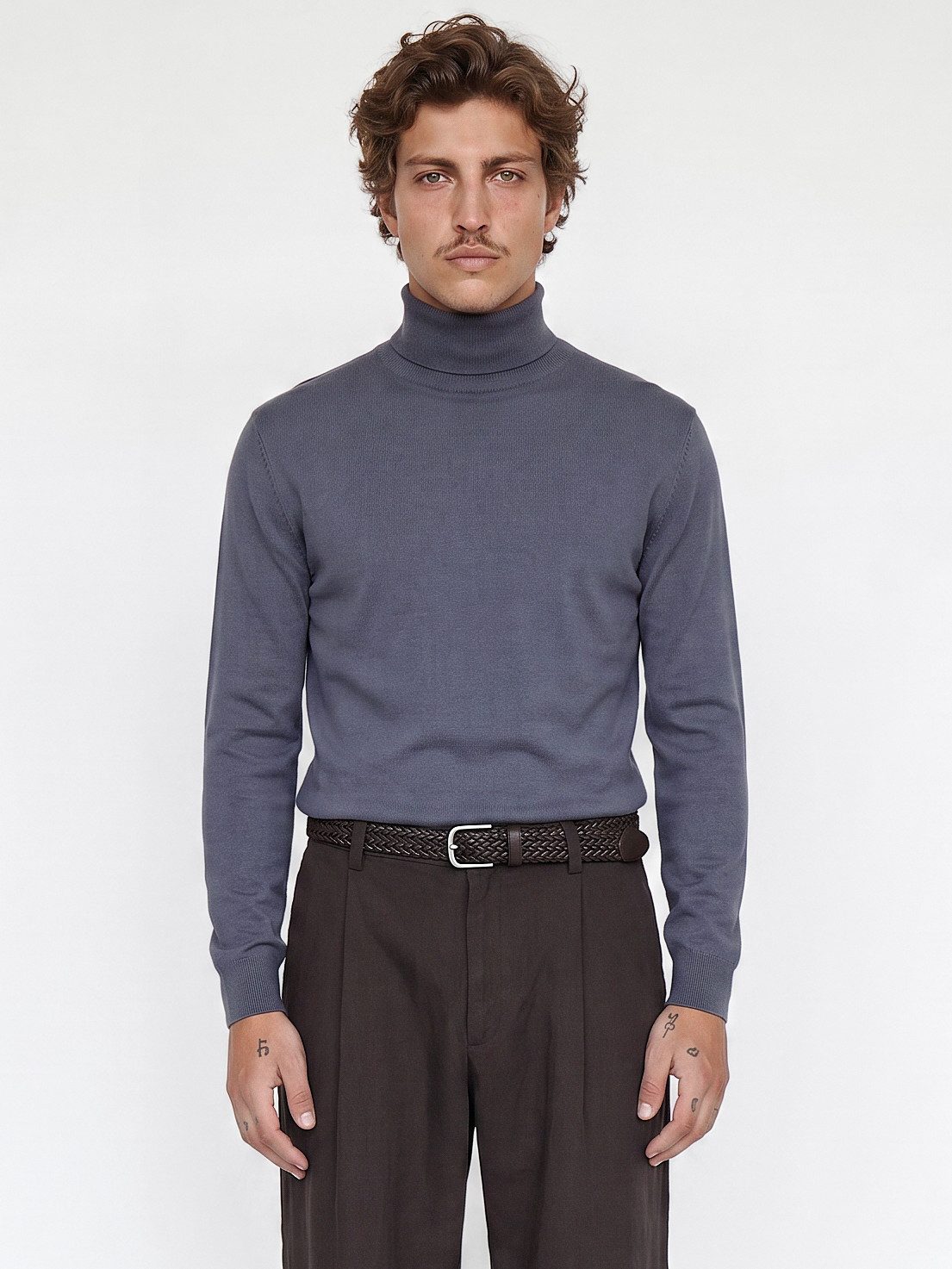 Jack & Jones Rollkragenpullover JJEEMIL KNIT ROLL NECK NOOS Baumwollmischung, regular fit