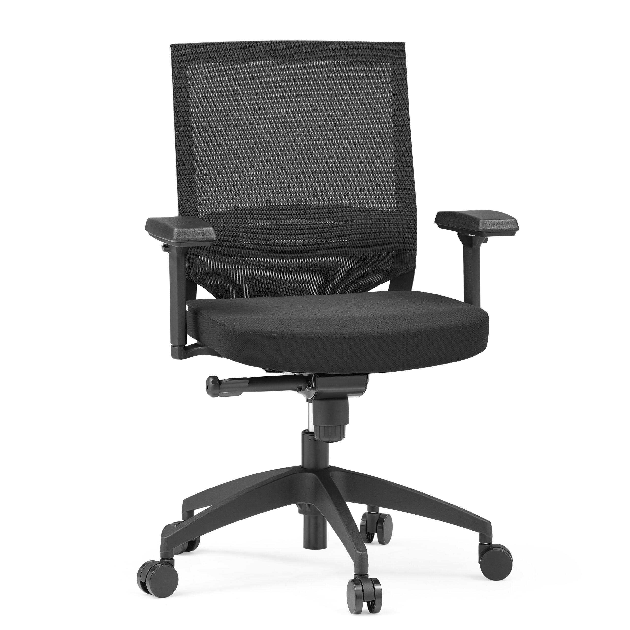 hjh OFFICE Drehstuhl Profi Bürostuhl Porto Base Stoff / Netzstoff (1 St), Ergonomischer Chefsessel, Schreibtischstuhl höhenverstellbar