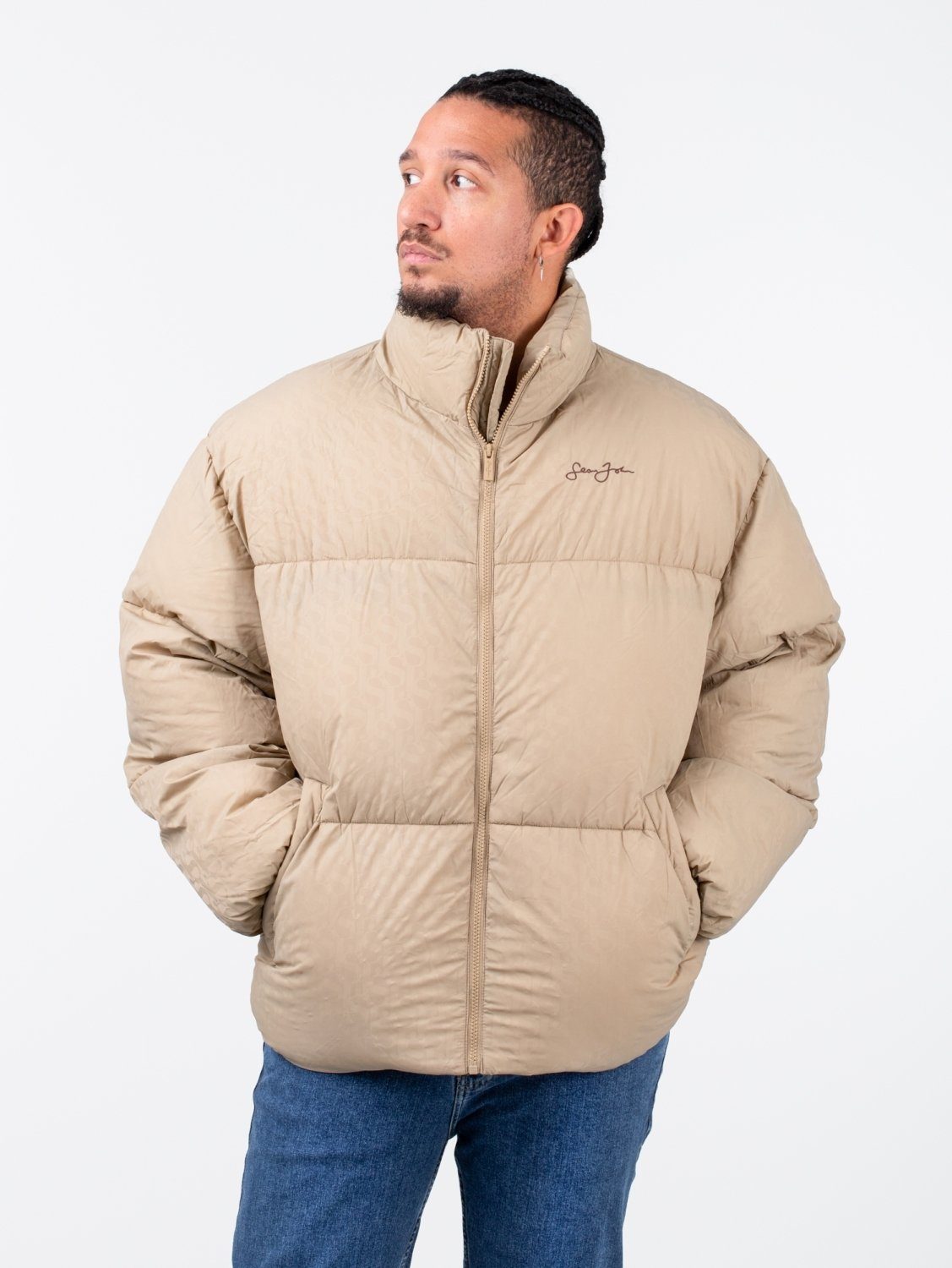 Sean John Winterjacke Sean John Monogram Logo Puffer Jacket