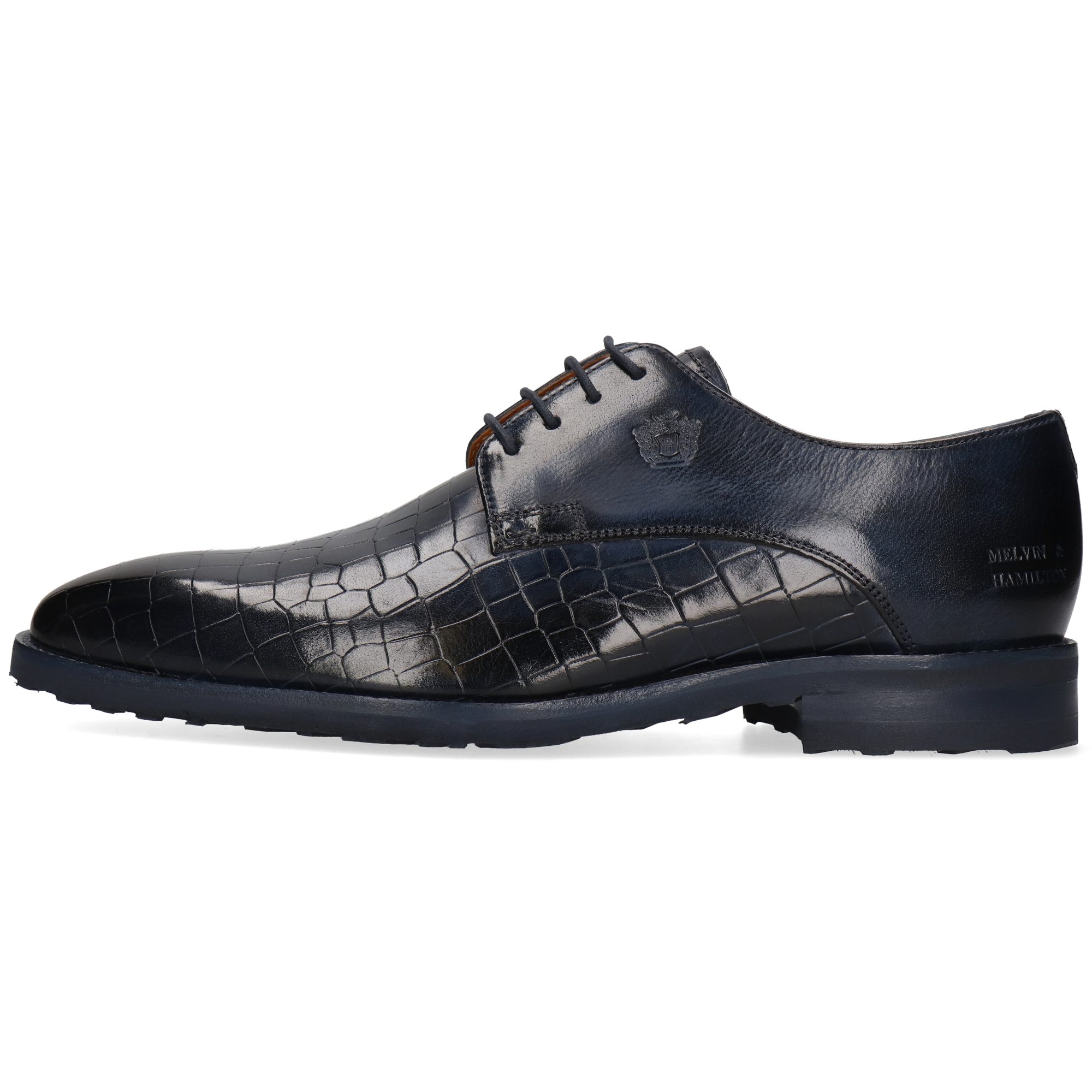 Melvin & Hamilton Flynn 1 Leder-Derby Schuhe für Herren Schnürschuh Flache Absätze, Echtes Leder, Vegetabile Gerbung