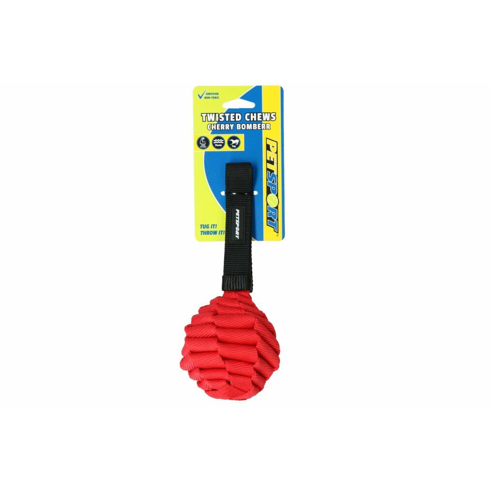 Petsport Tierquietschie Twisted Chews-Cherry Bomberr