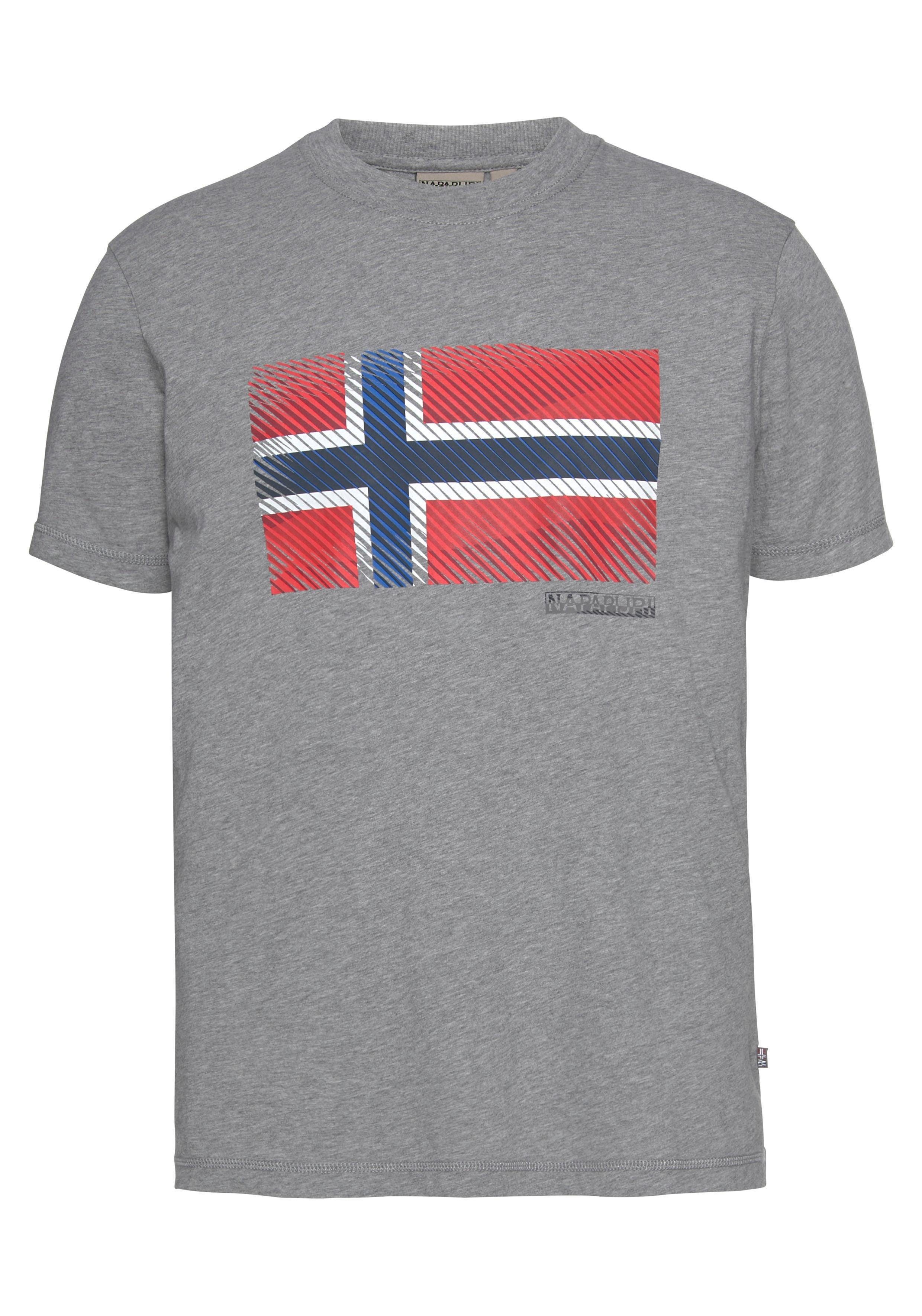 Napapijri T-Shirt mit Front-druck, Aus reiner Baumwolle online kaufen | OTTO
