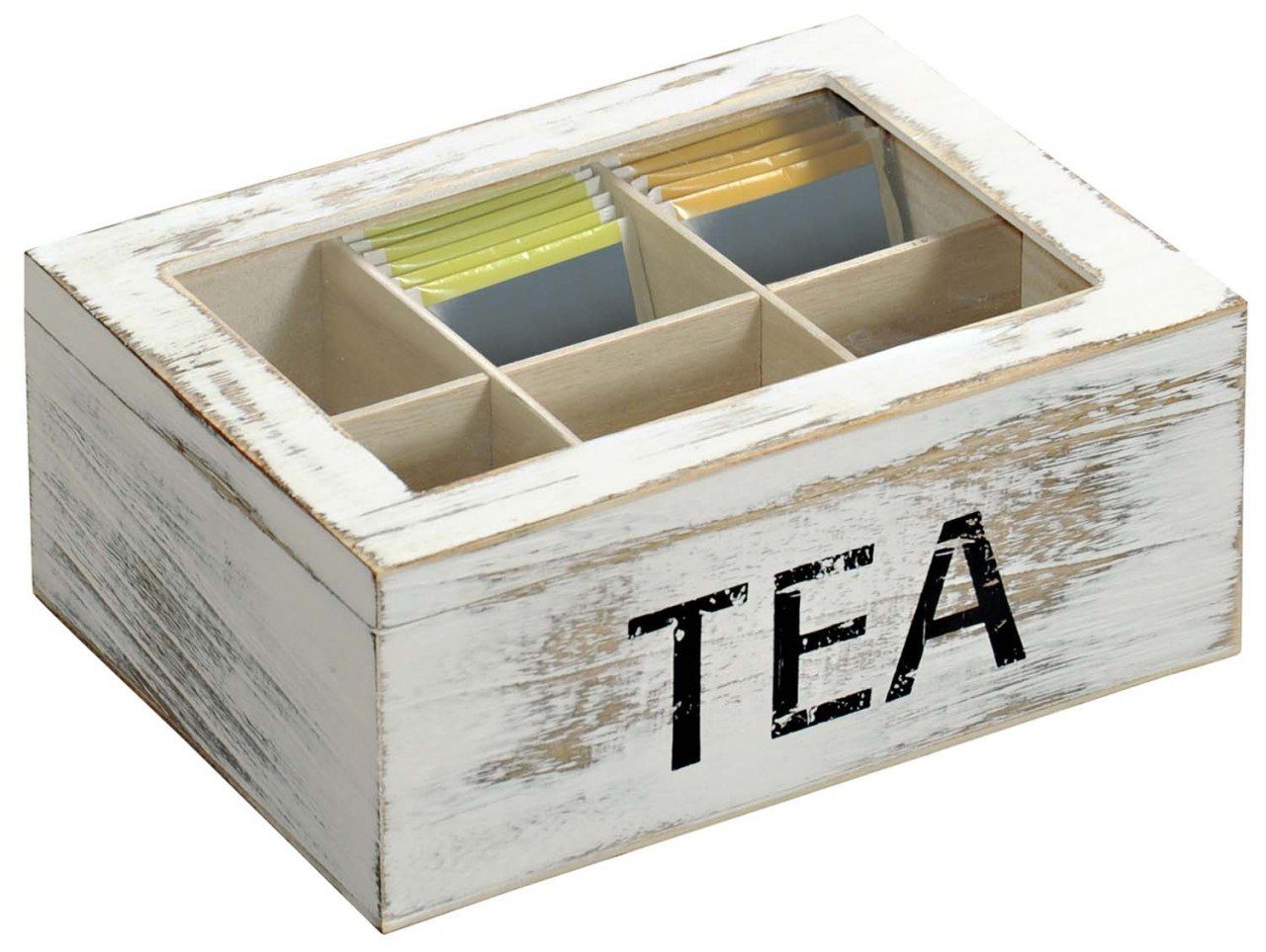 Kesper Vorratsdose Teebox mit Aufschrift TEA