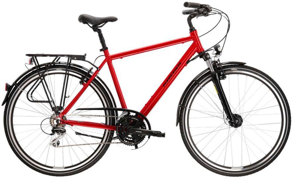 Kross Trekkingrad Trekkingrad Trans 3.0 rot 21 Gänge, 21 Gang Shimano ACERA M3020 Schaltwerk, Kettenschaltung