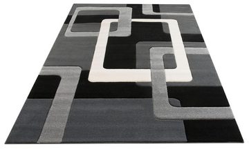 Teppich »Maxim«, my home, rechteckig, Höhe: 13 mm, Hoch-Tief-Effekt, Kurzflor, 3D-Design, Wohnzimmer