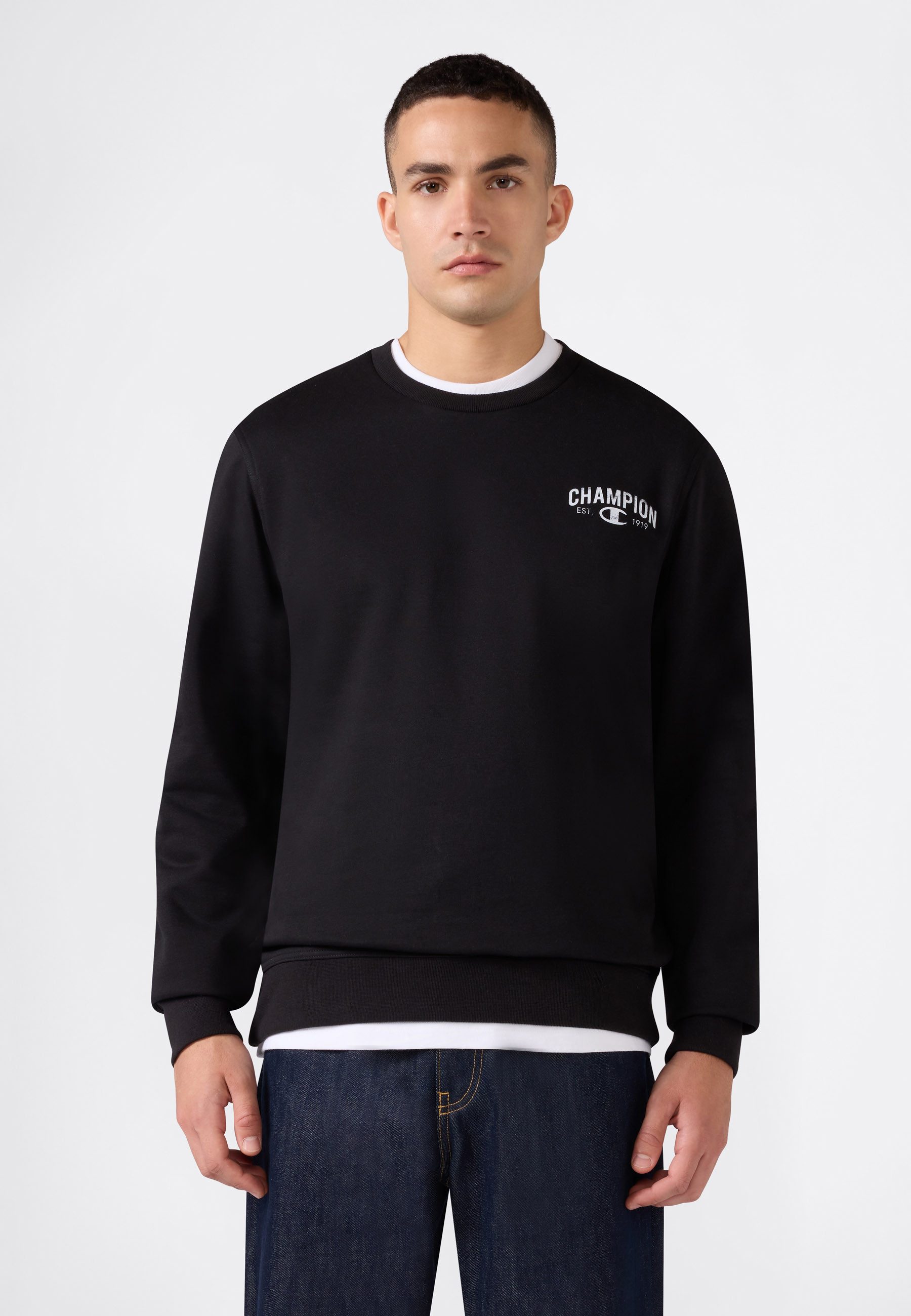Champion Sweatshirt SPORTWEAR CREWNECK Standard Fit mit sportlicher Ausstrahlung, für Sportmode und Freizeit, Standard Fit