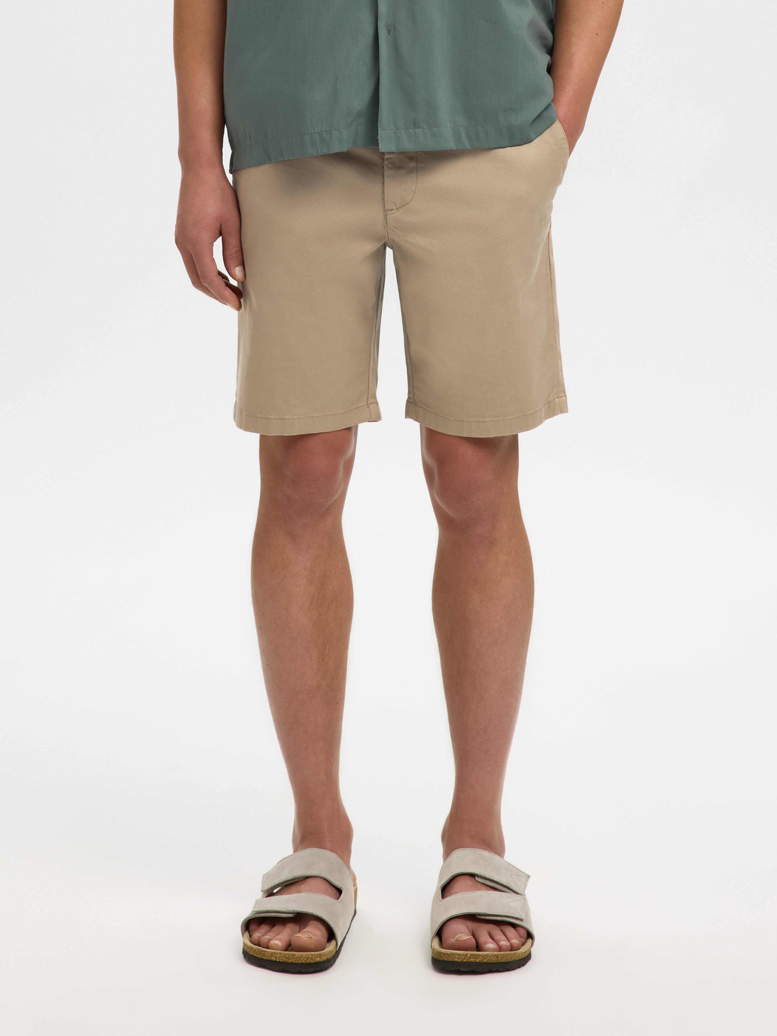 Selected Chinoshorts SLHSLIM-MILES FLEX SHORTS NOOS Baumwollmischung, slim fitslim fit