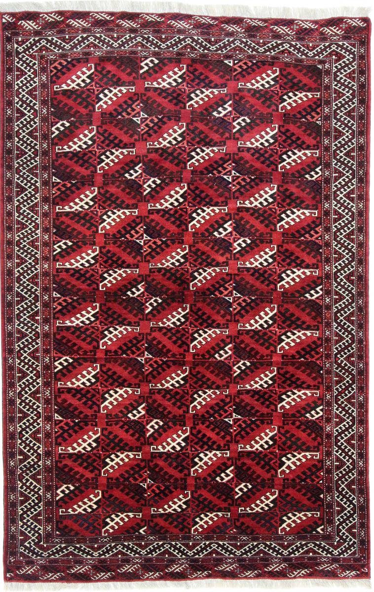 Orientteppich Turkaman 172x265 Handgeknüpfter Orientteppich / Perserteppich, Nain Trading, rechteckig, Höhe: 6 mm