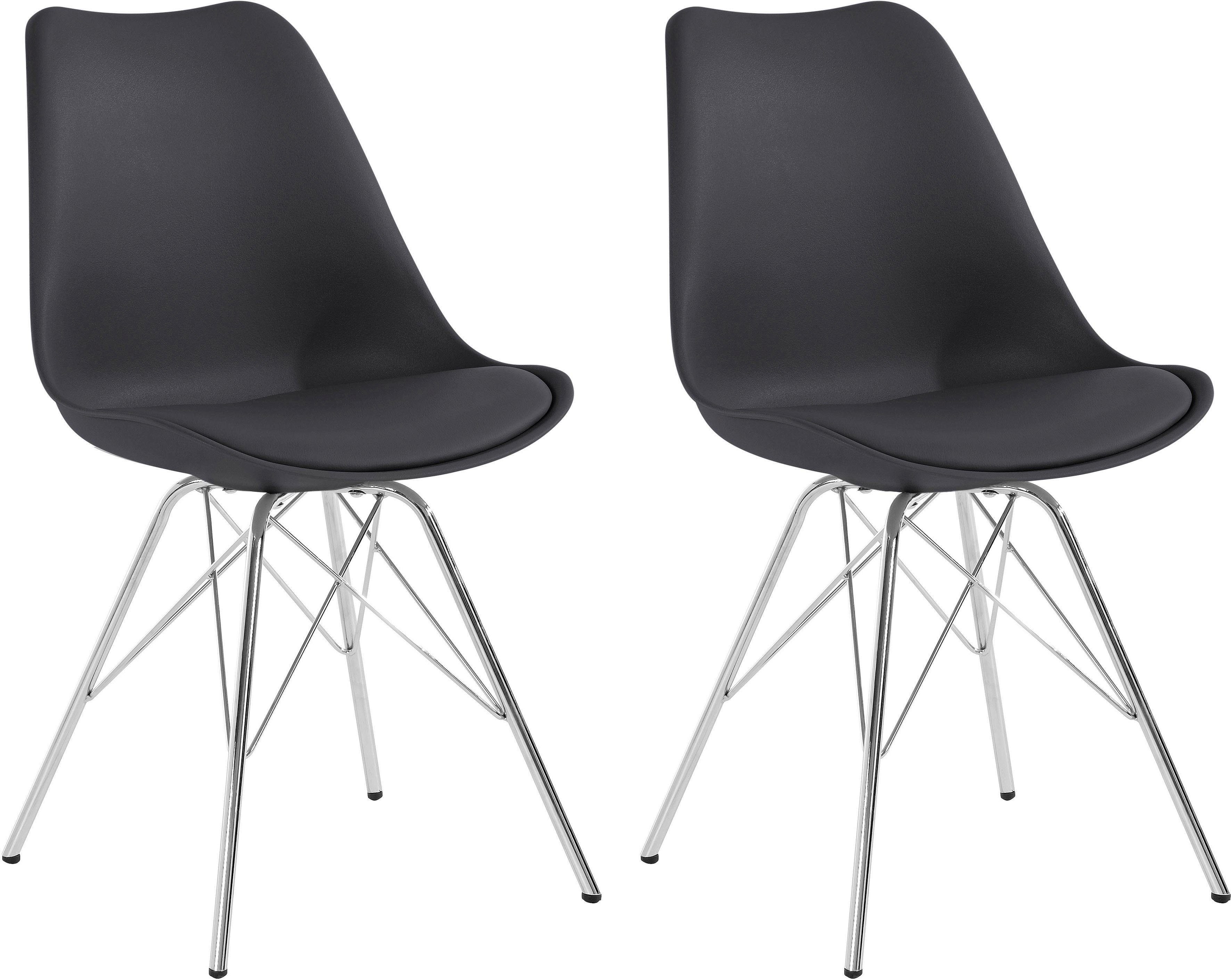 Homexperts Esszimmerstuhl »Ursel 03« (Set, 2 Stück), Sitzschale mit  Sitzkissen in Kunstleder online kaufen | OTTO