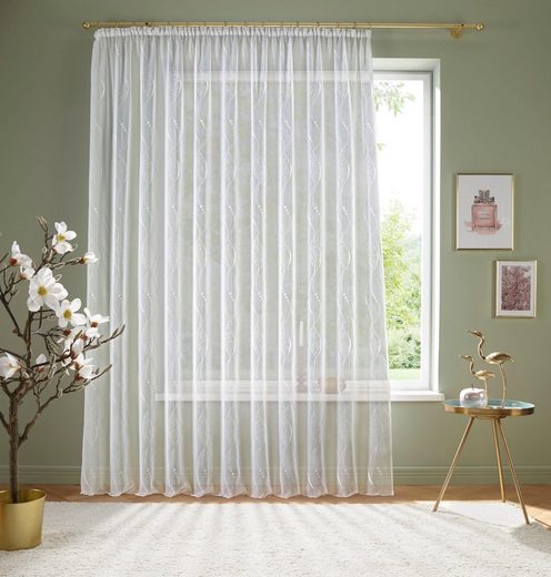 Gardine »Bea«, my home, Kräuselband (1 Stück), Store online kaufen | OTTO