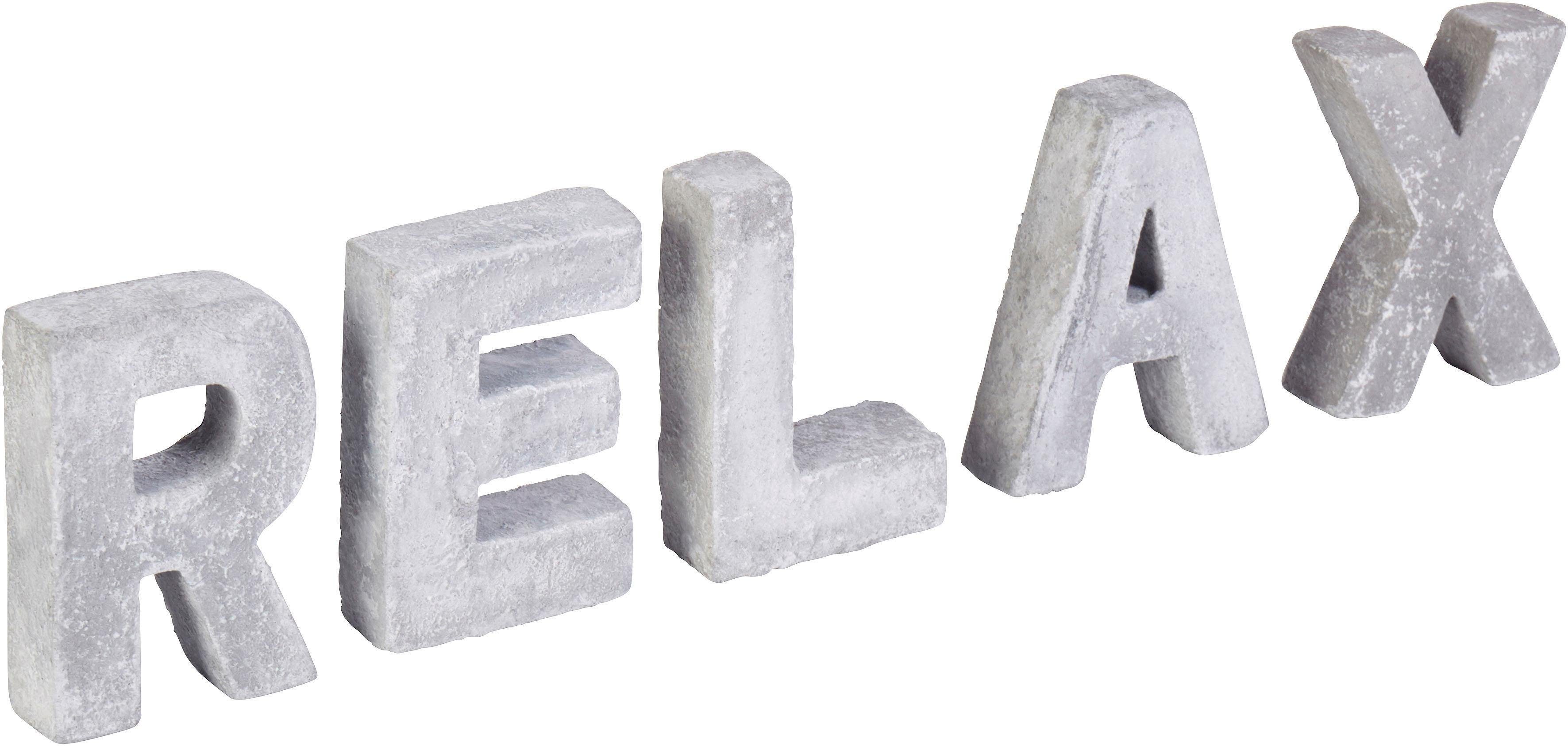 Home affaire Dekoobjekt »RELAX«, Deko-Buchstaben-HomeTrends
