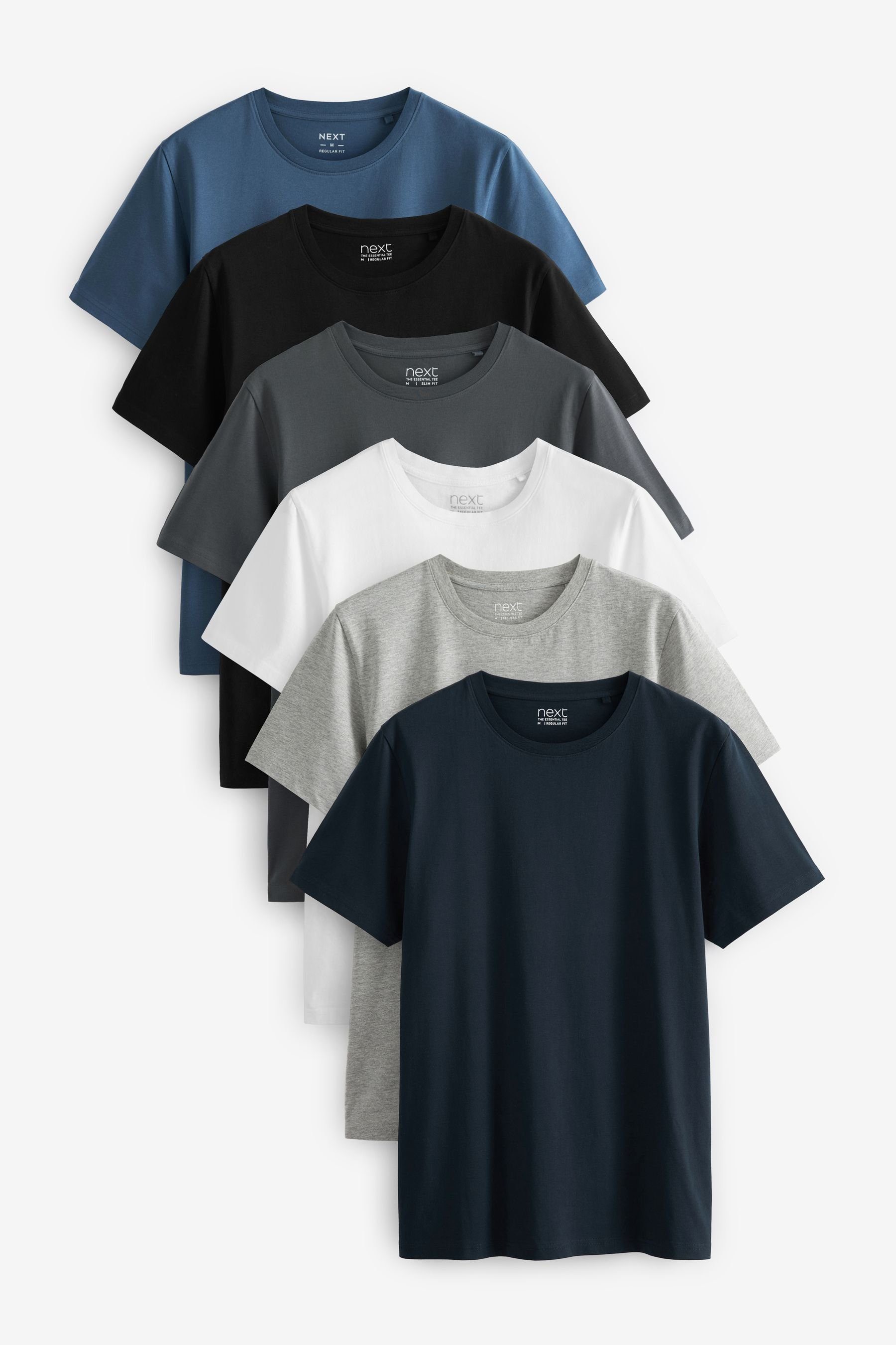 Next T-Shirt T-Shirts, 6er-Pack (6-tlg) günstig online kaufen