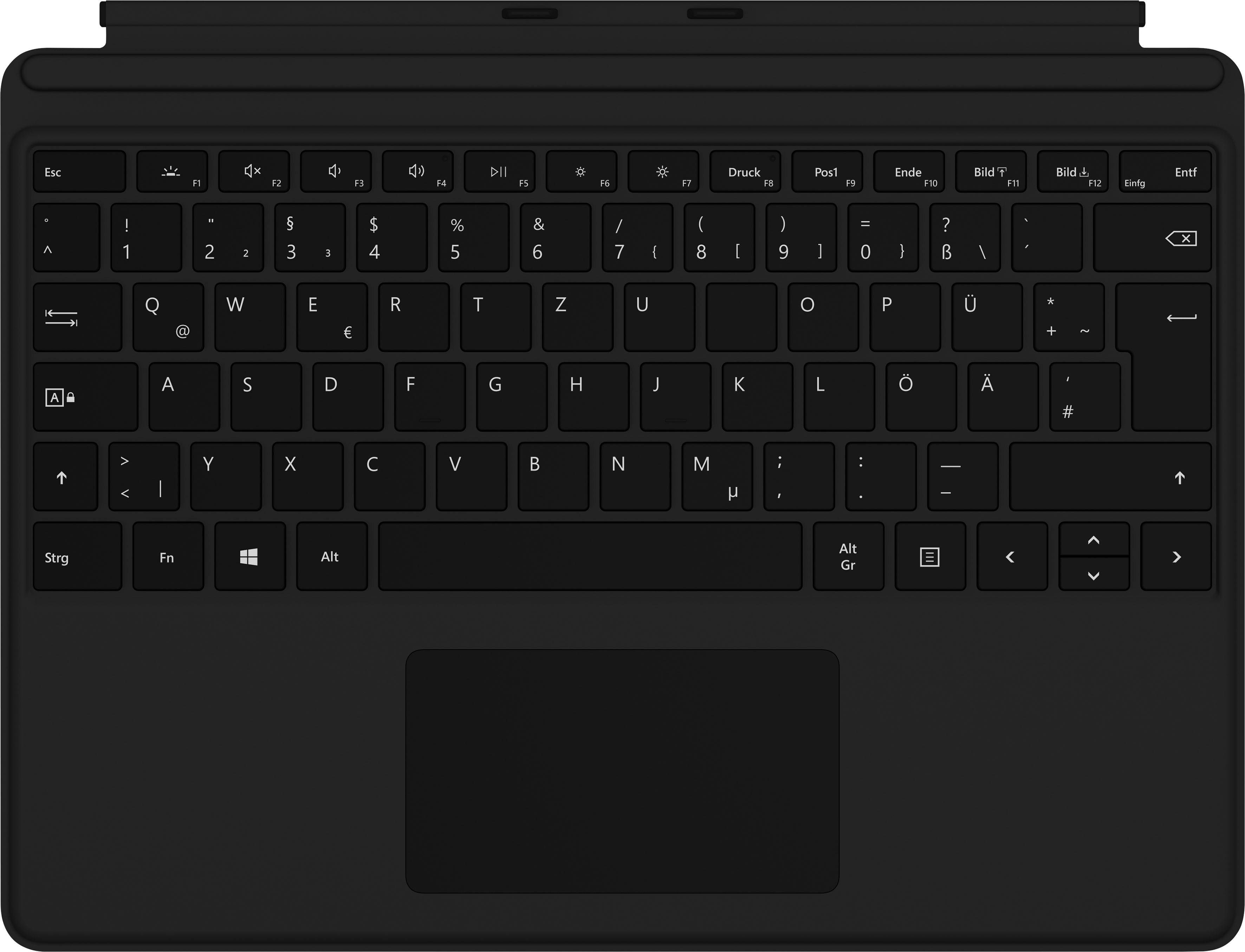 Image of Microsoft Surface Pro Keyboard - Schwarz (DE)