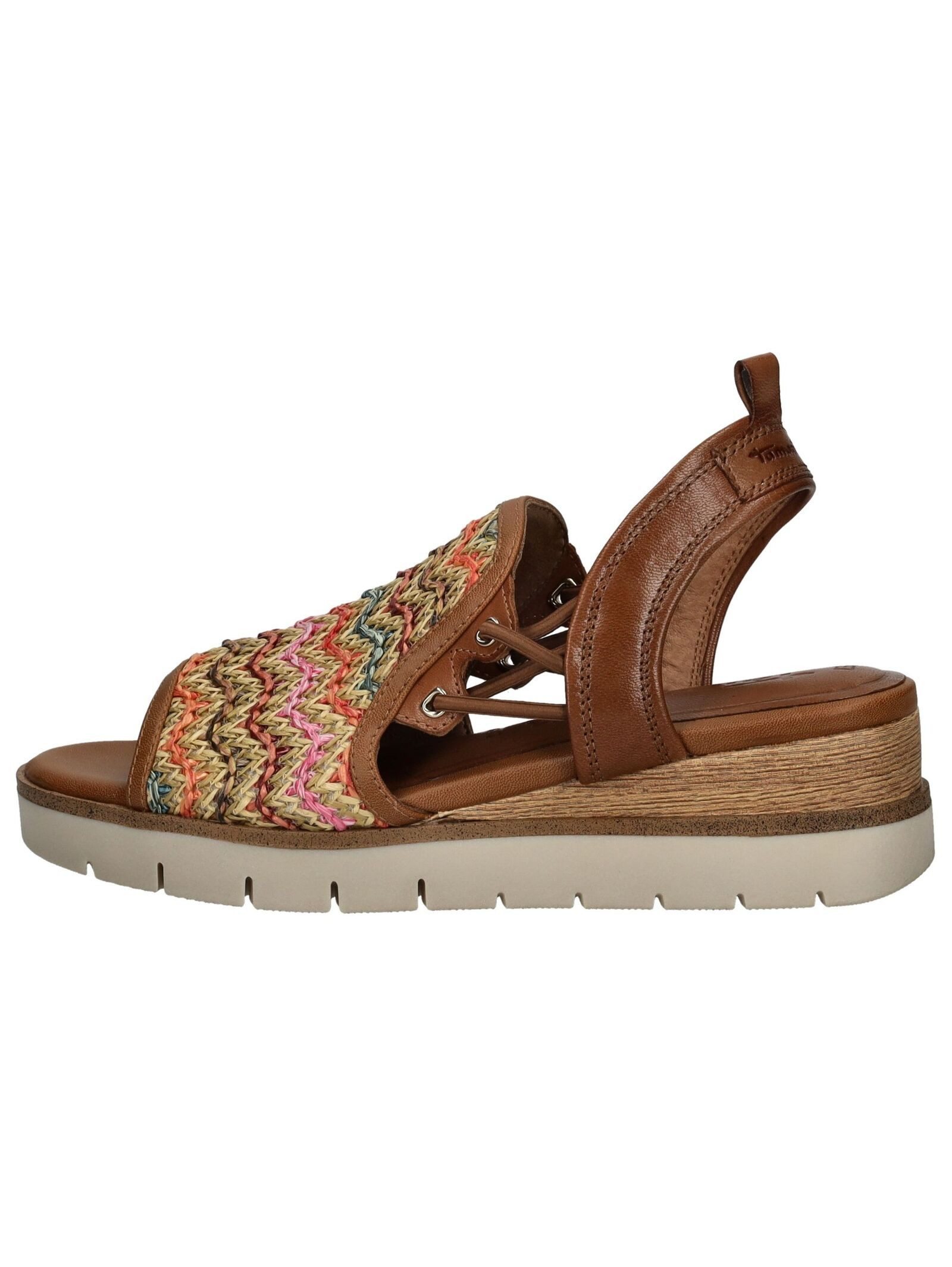 Tamaris Tamaris Sandalen Leder/Textil Keilsandalette günstig online kaufen