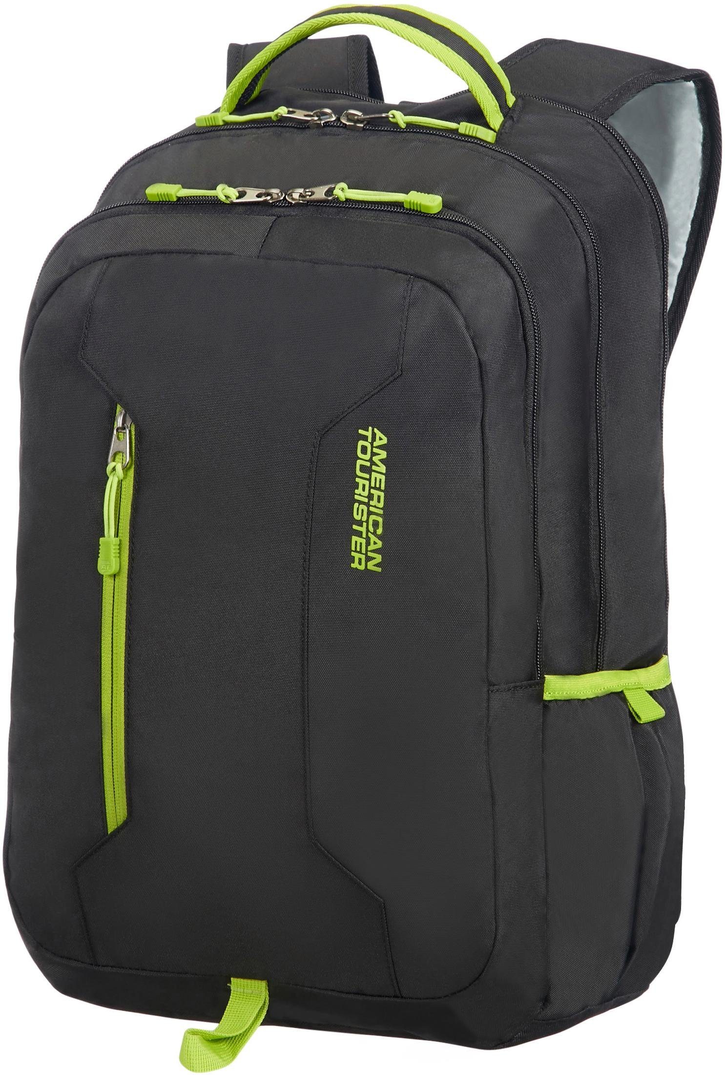 American Tourister® Laptoprucksack »Urban Groove UG4, black/lime
