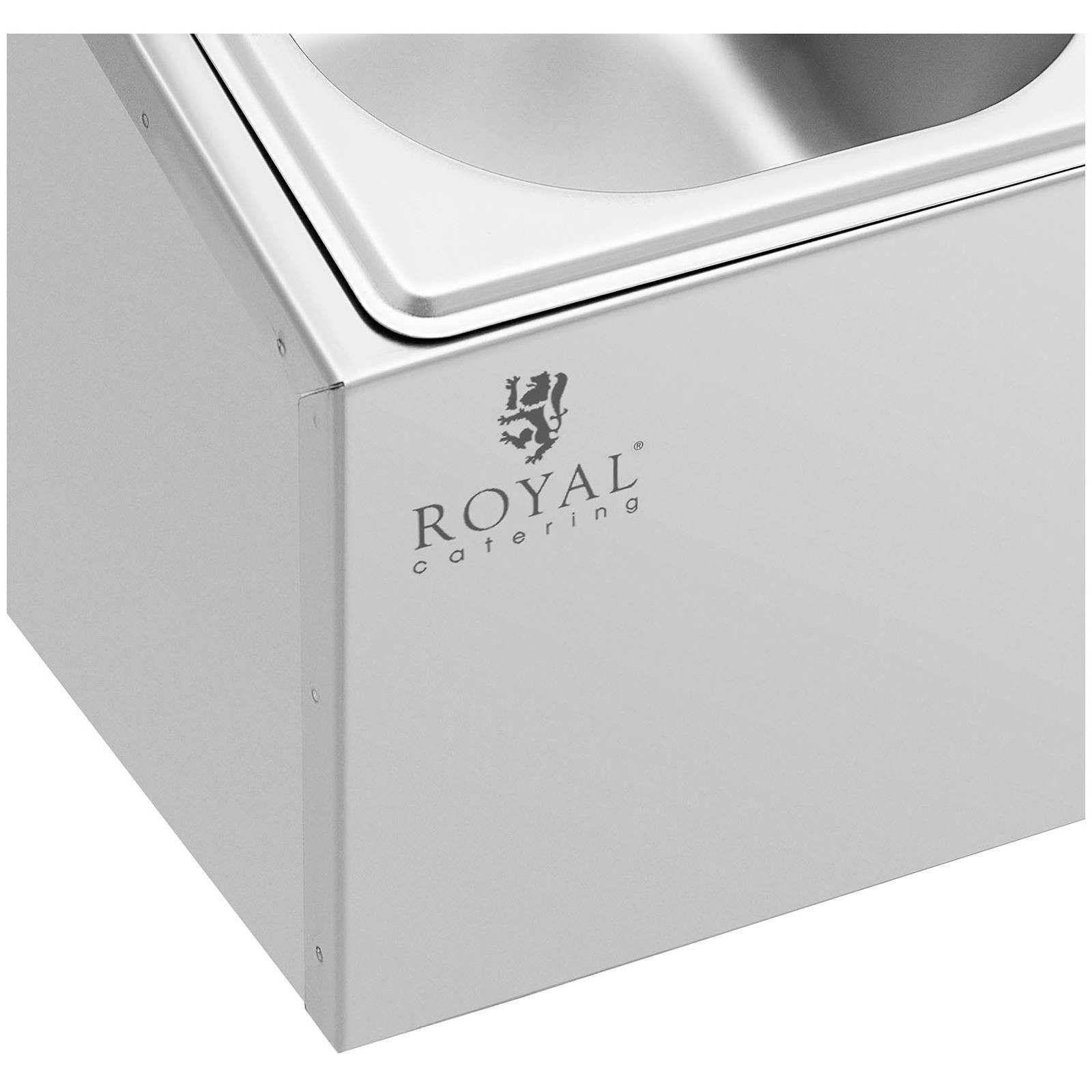 Royal Catering Aufbewahrungssystem GN Aufsatzbord GN-Behälter-Ständer GN-Ständer 6 GN 1/6 Edelstahl 9,6 l – Bild 2 von 5