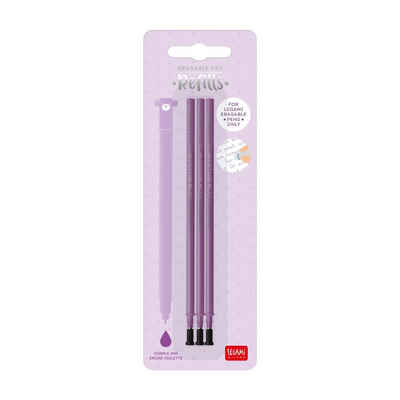 Legami Ersatzmine Ersatzminen für löschbaren Gelstift (3x violett)