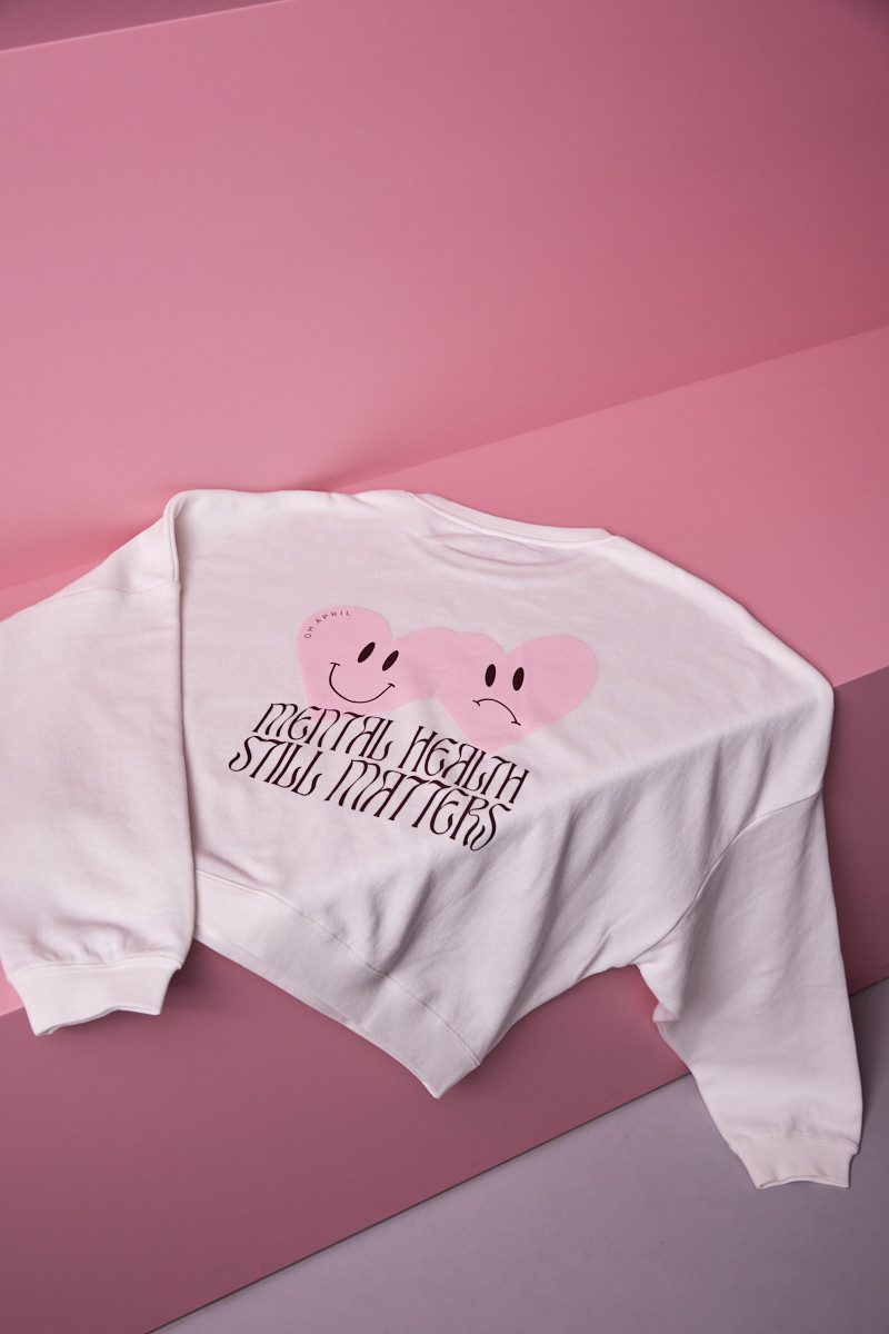 OH APRIL Rundhalspullover Light Sweater Mental Health günstig online kaufen