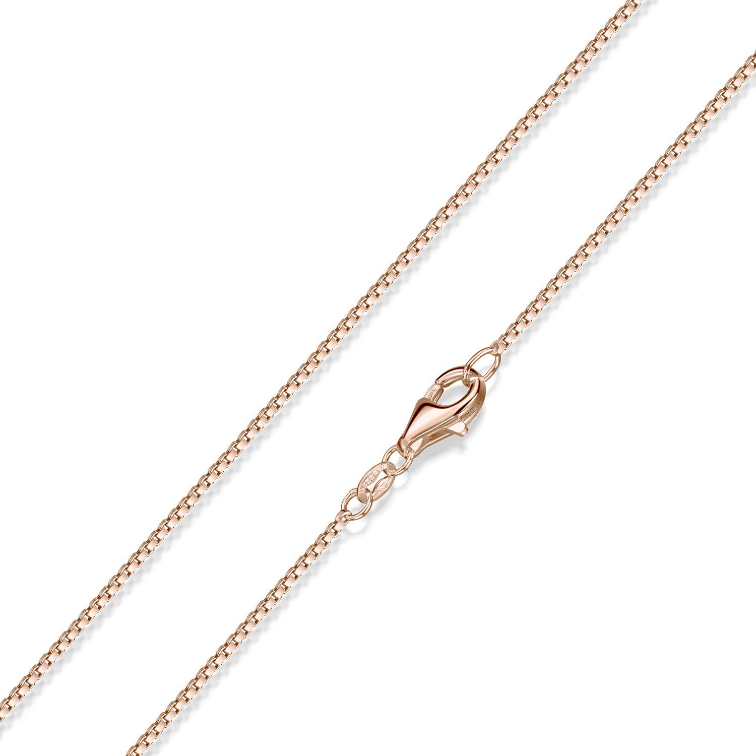 Materia Gliederkette Venezianerkette Rosegold glänzend 40-70cm günstig online kaufen