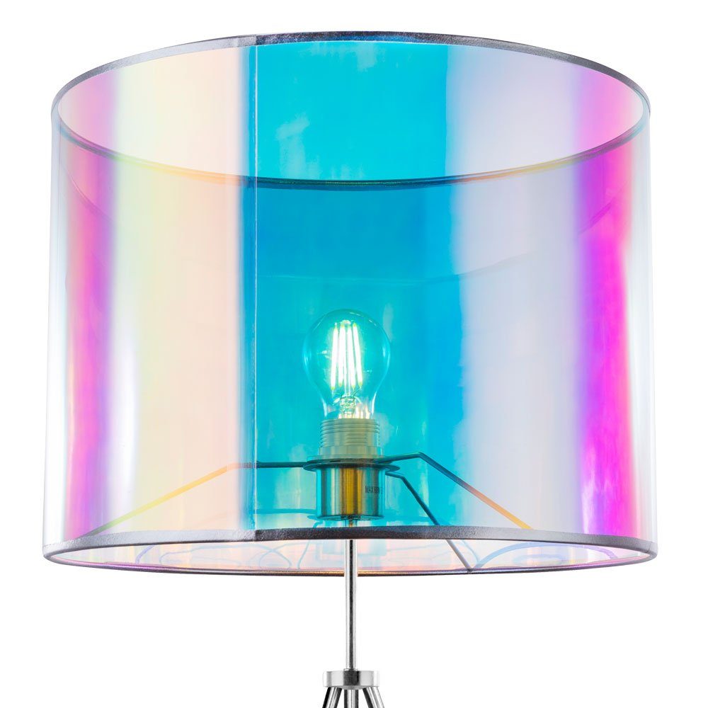Stehleuchte Wohnzimmerleuchte Globo Beistelllampe Leuchtmittel multicolor Stehlampe, nicht inklusive, Stehlampe
